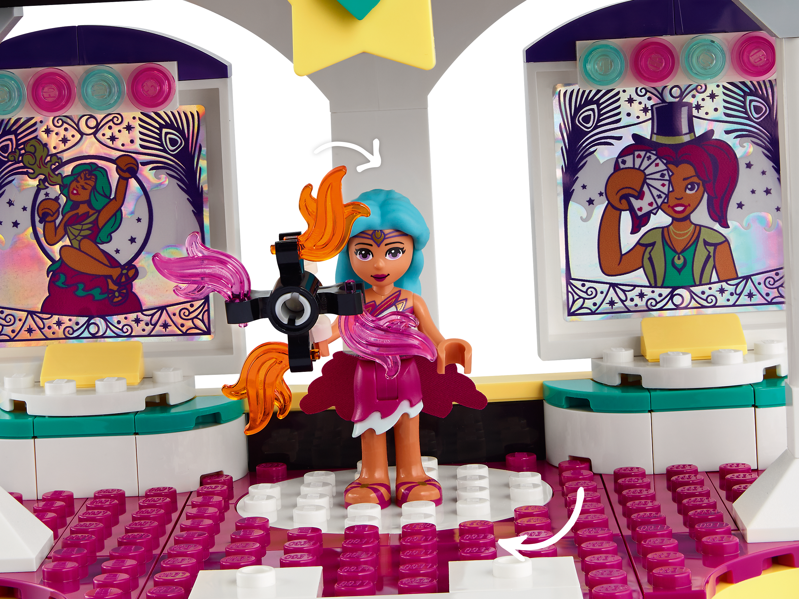 LEGO® 41685 Friends Les montagnes russes de la fête foraine magique, parc  d'attraction, jouet fille et garçon de 8 ans et plus sur marjanemall aux  meilleurs prix au Maroc
