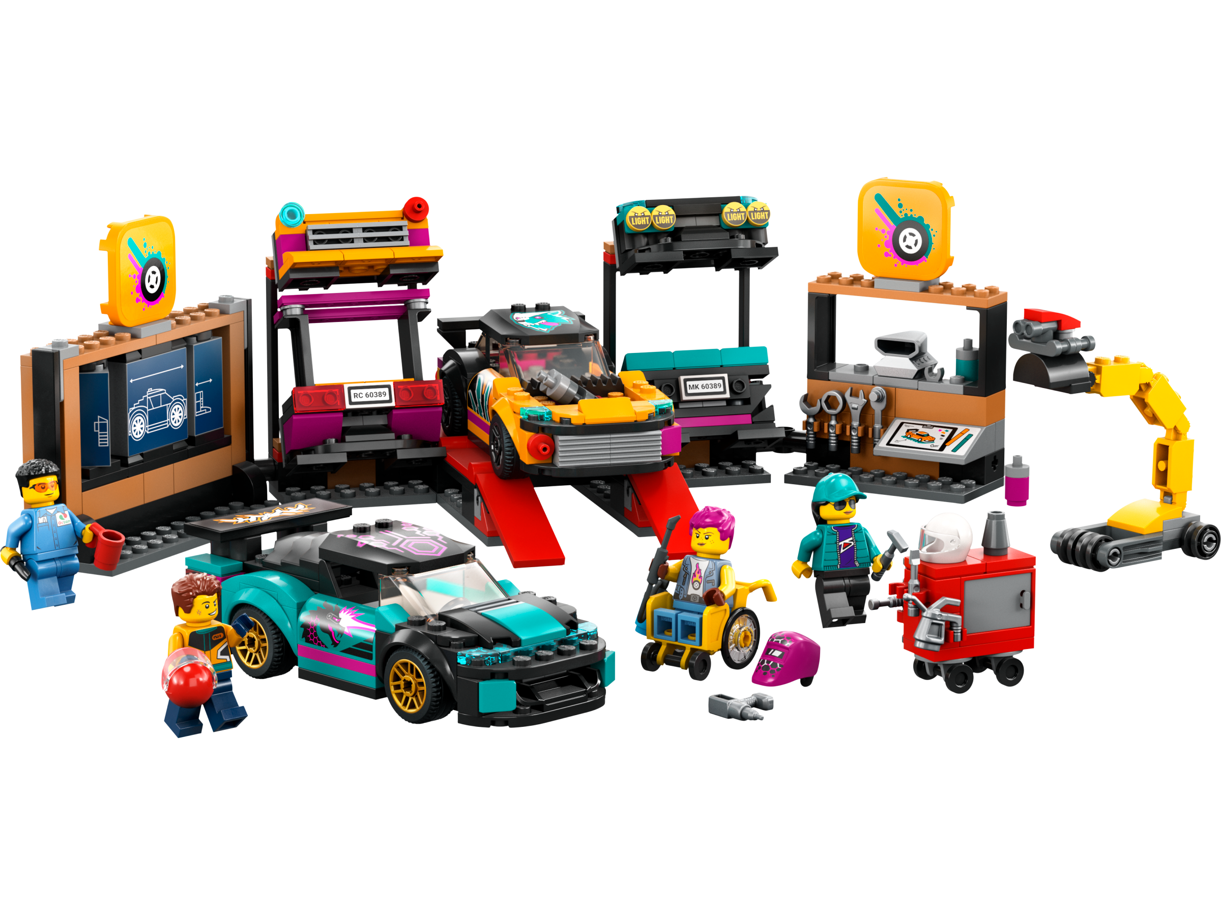 Custom Car Garage 60389 | City Buy online at the Official LEGO® Shop