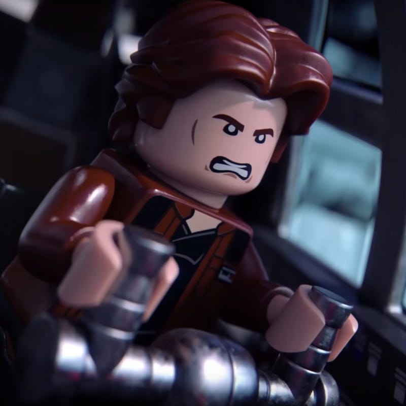 LEGO Star Wars Millennium Falcon w/ Darth Vader Luke Skywalker Han Solo |  7965