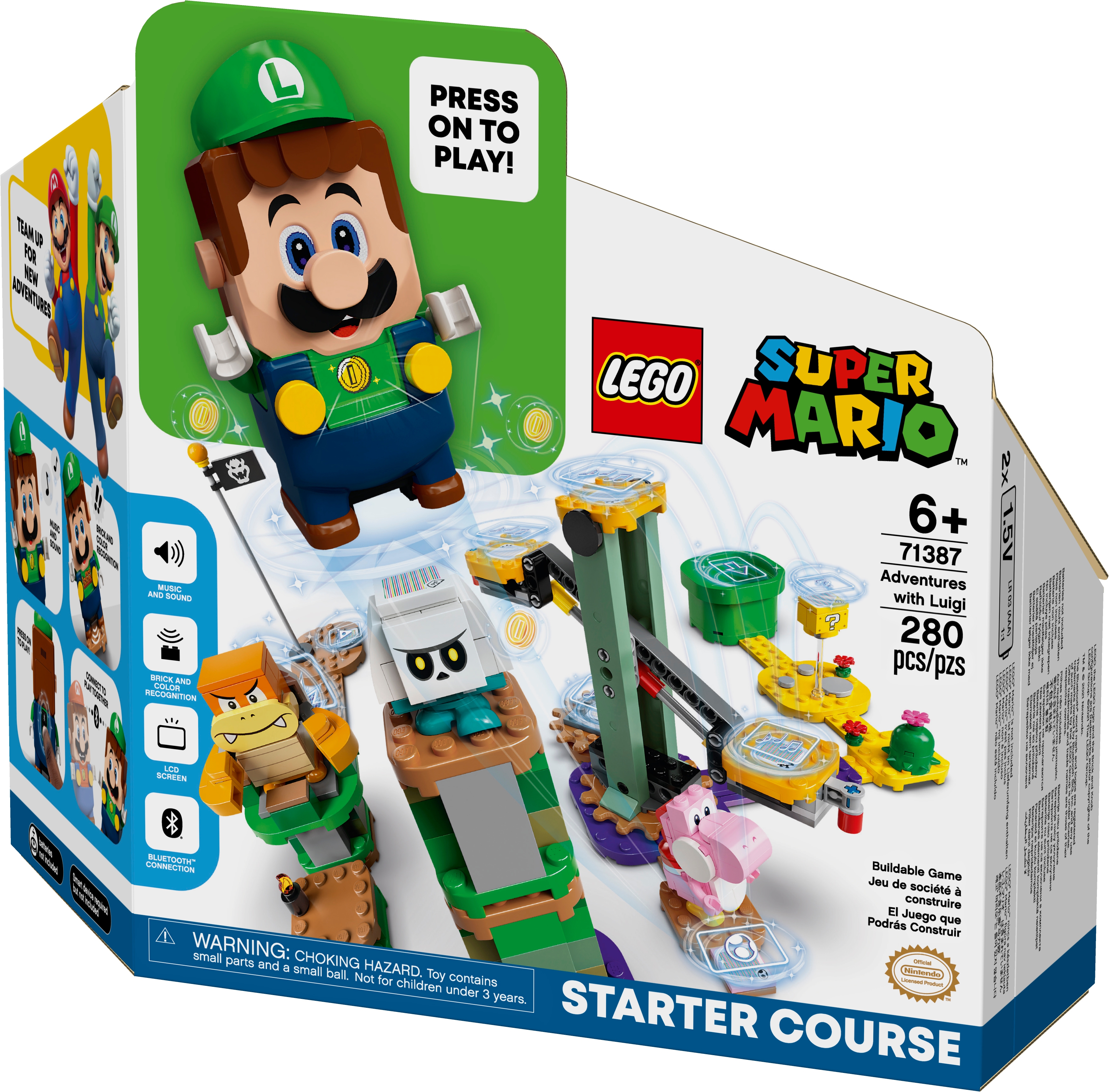 Adventures with Luigi Starter Course 71387 | LEGO® Super Mario 