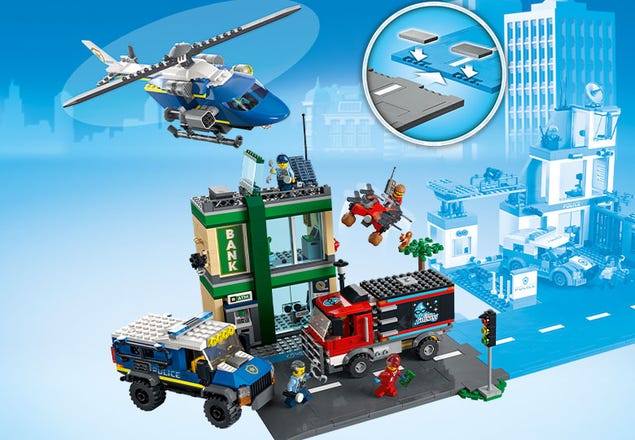Police at the Bank 60317 | City | Buy online at the Official LEGO® Shop US