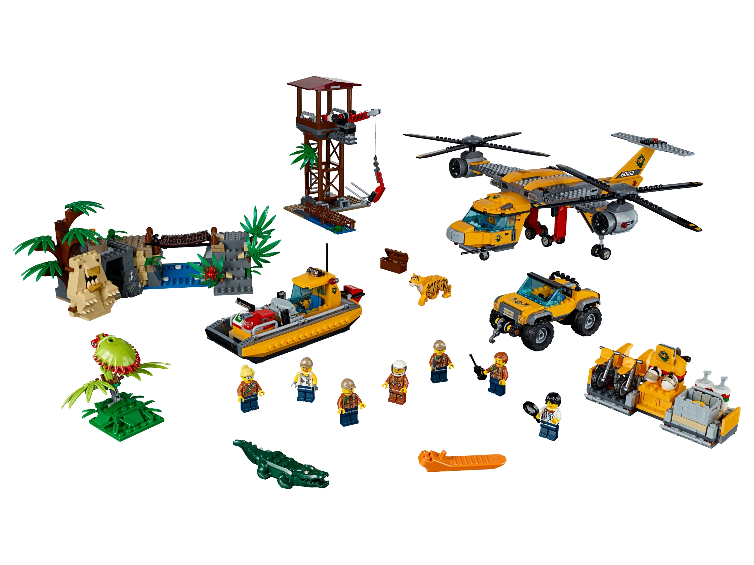 lego jungle air drop helicopter 60162