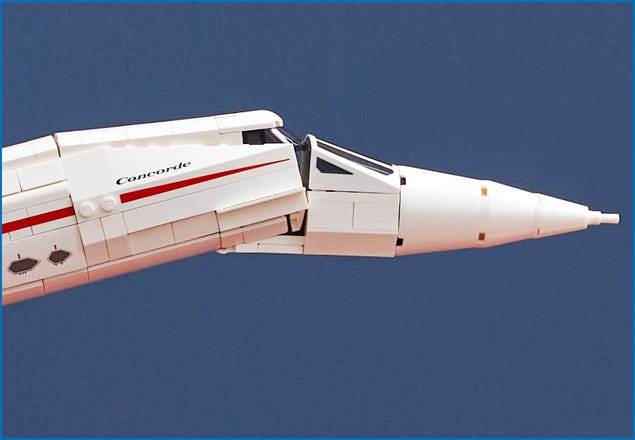 2083-piece LEGO Icons Concorde has permission to land
