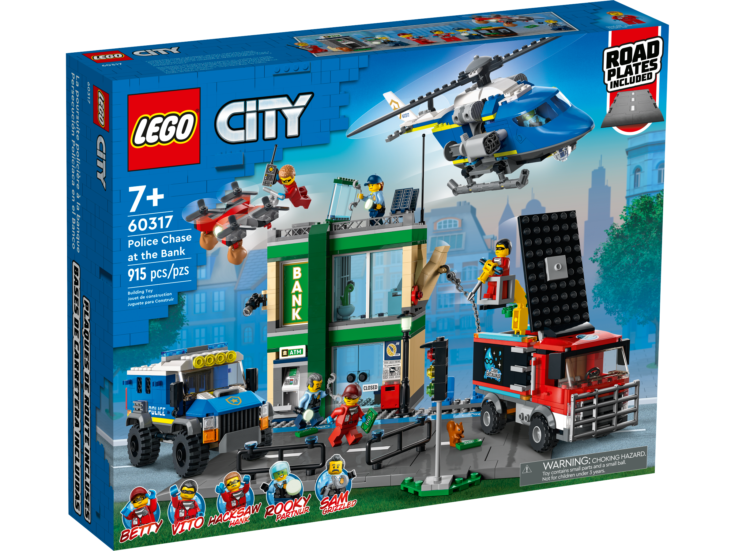 Police Chase at the Bank 60317 | City | Buy online at the Official LEGO®  Shop US