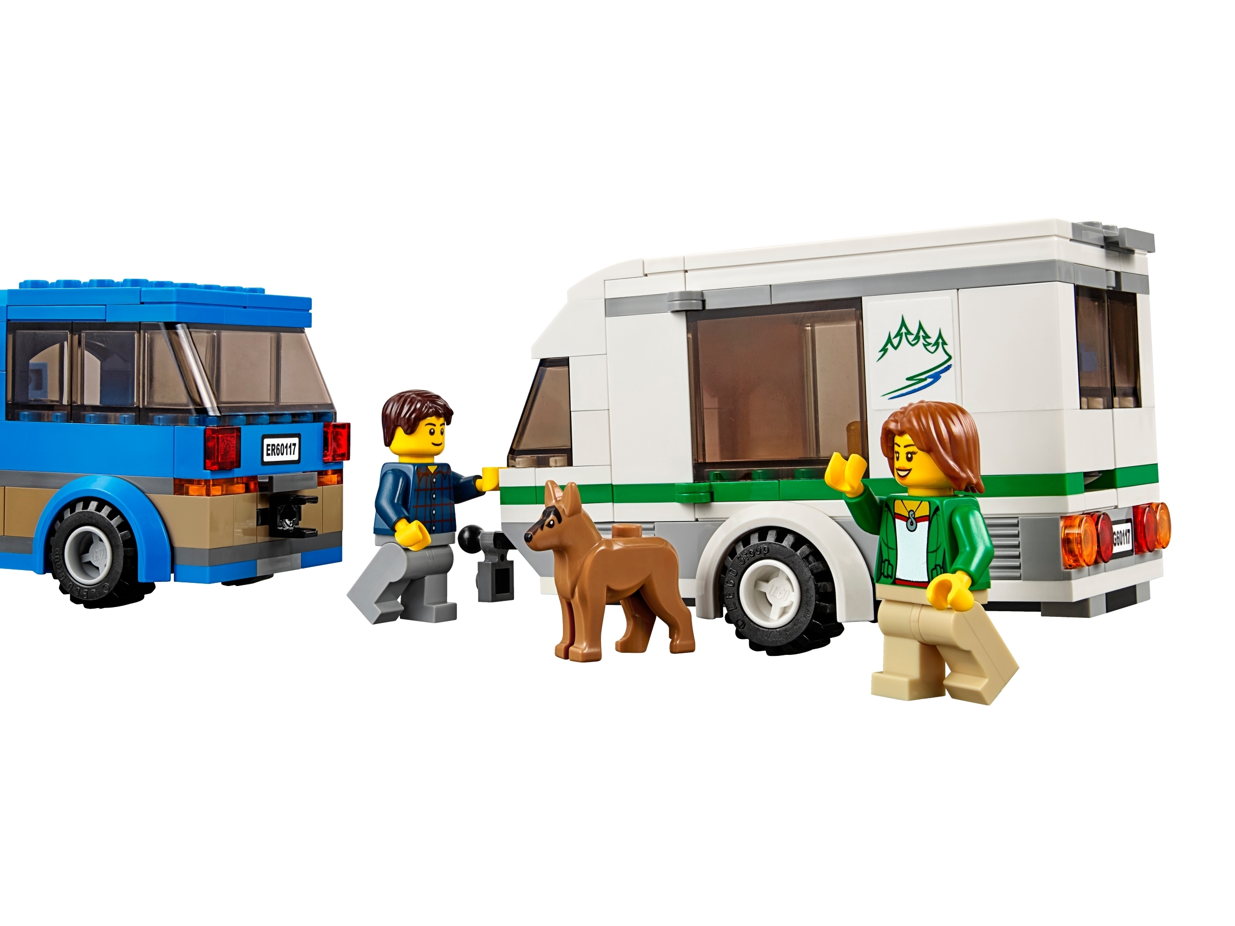 lego van and caravan