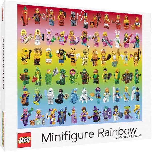 Lego: LEGO Minifigure Faces 1000-Piece Puzzle (Jigsaw) 