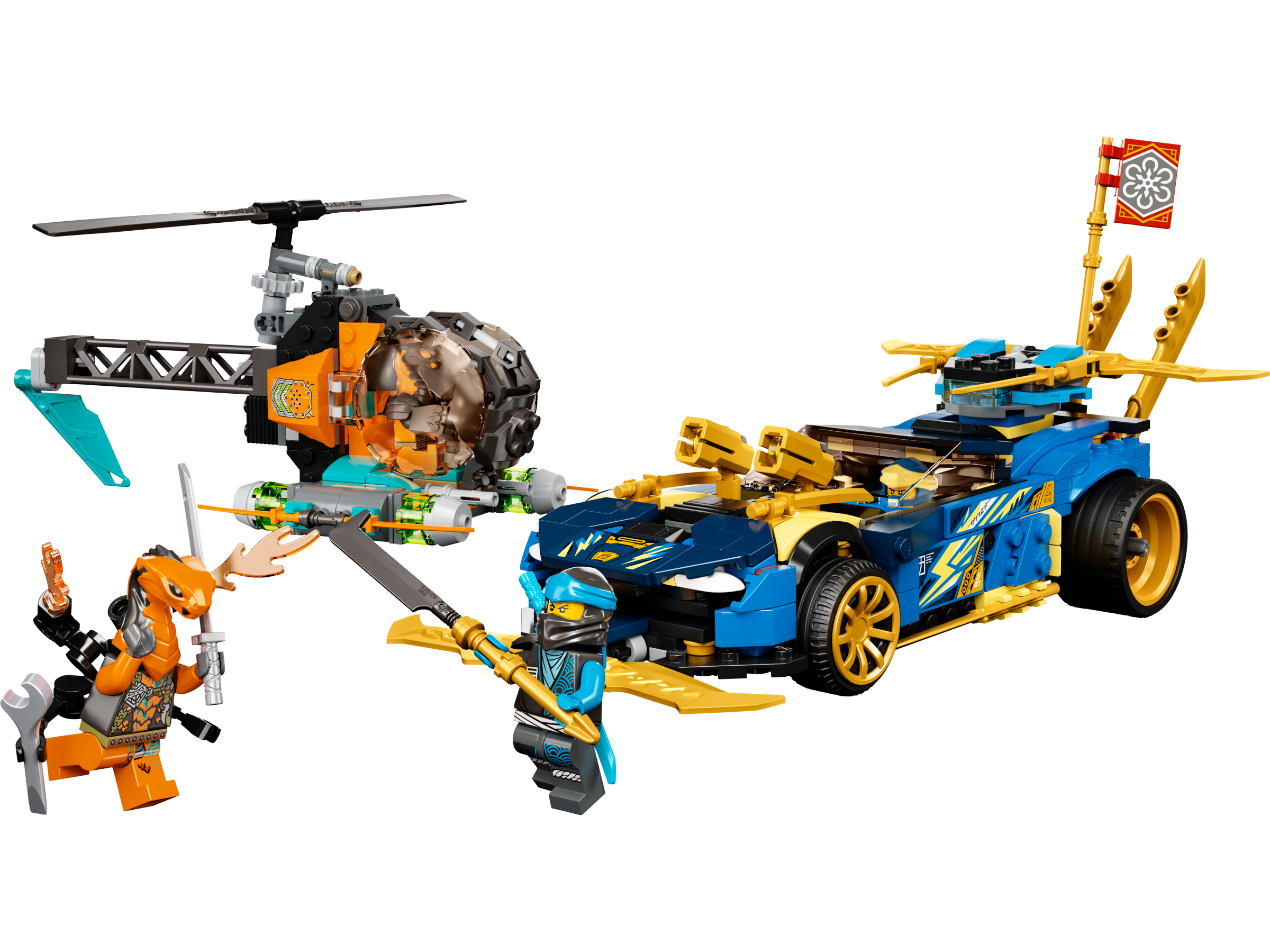 Jay and Nya's Race Car EVO 71776 | NINJAGO® | Buy online at the Official  LEGO® Shop US