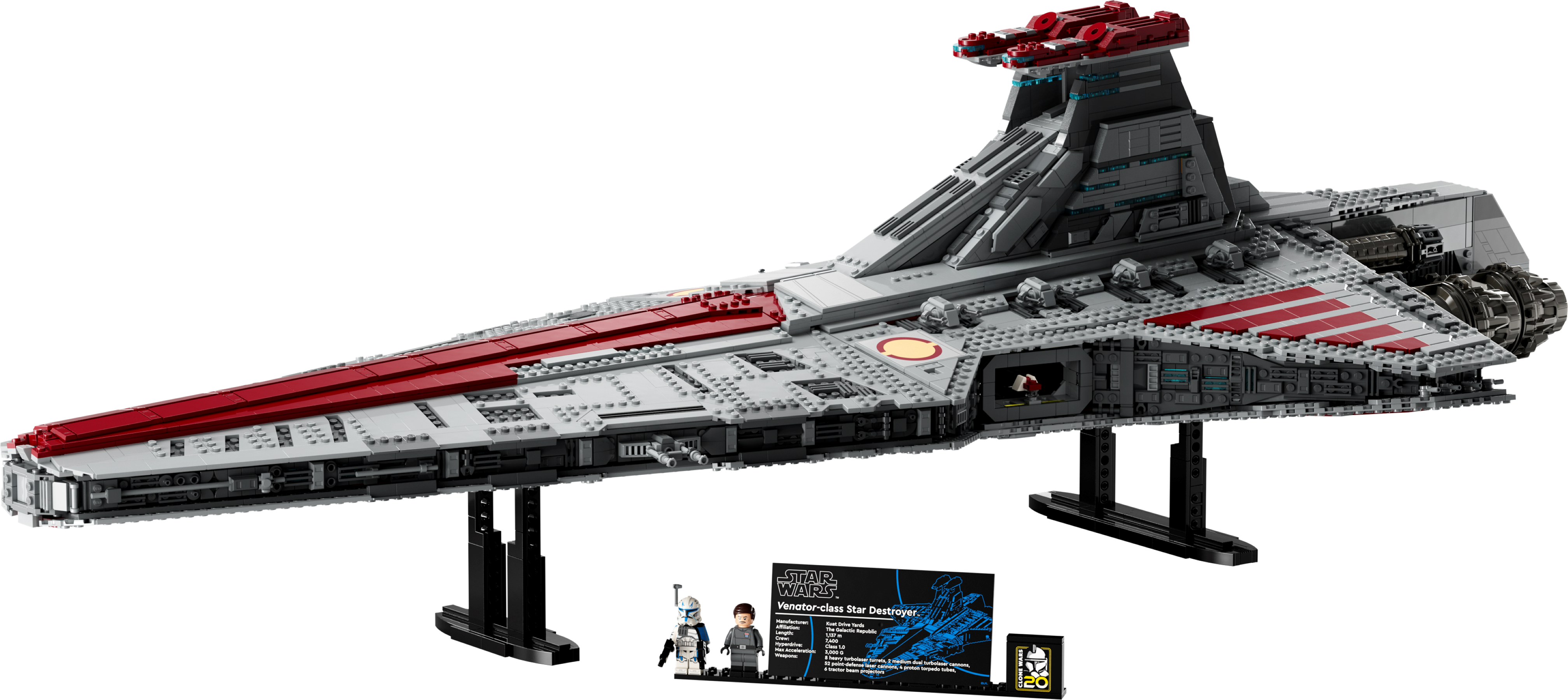 LEGO MOC MIDI-Scale Venator-Class Republic Cruiser by DigitalSock