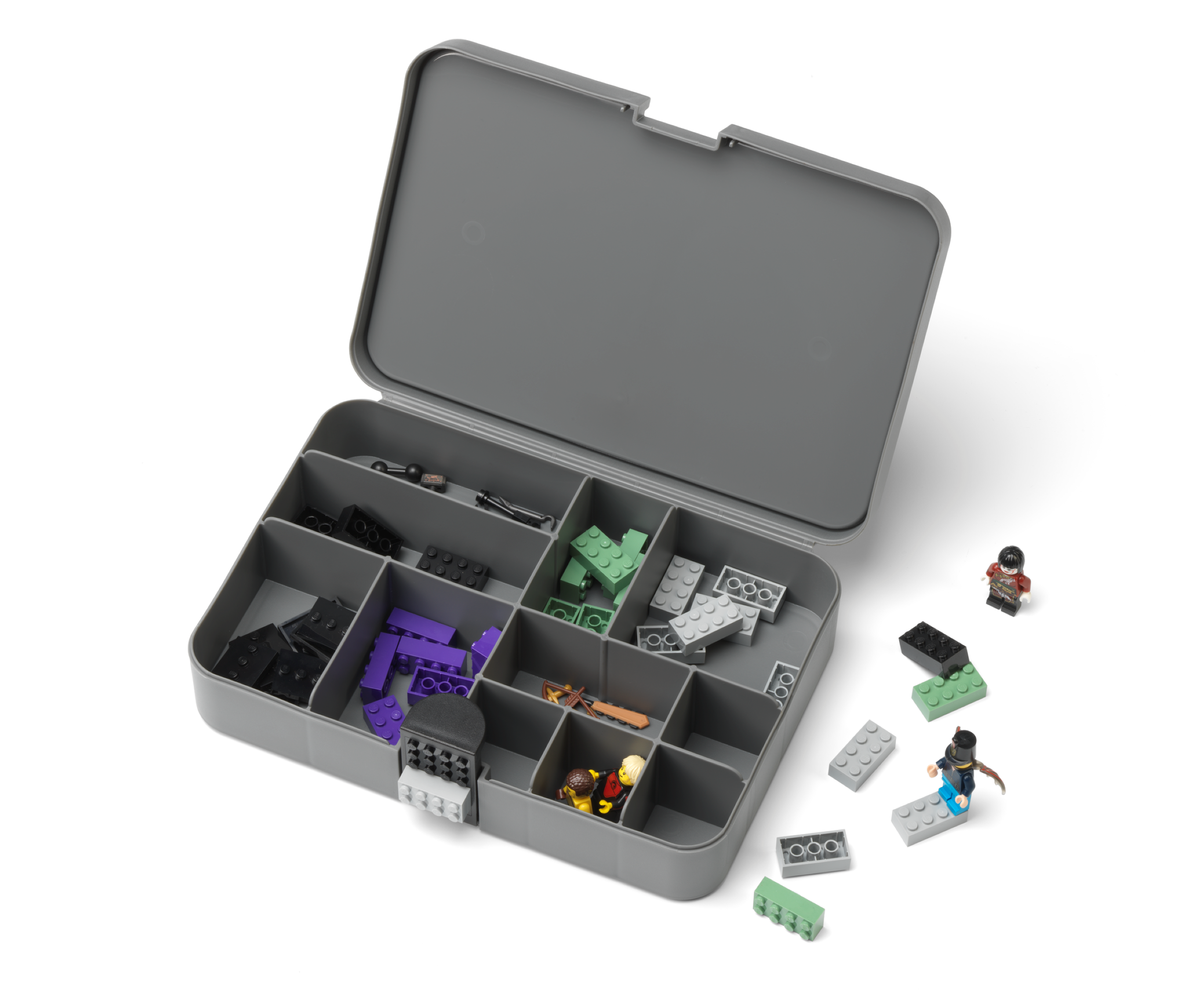 4pcs. LEGO System Sorting Box Organizer 12.59x7.87x3.14 Inch
