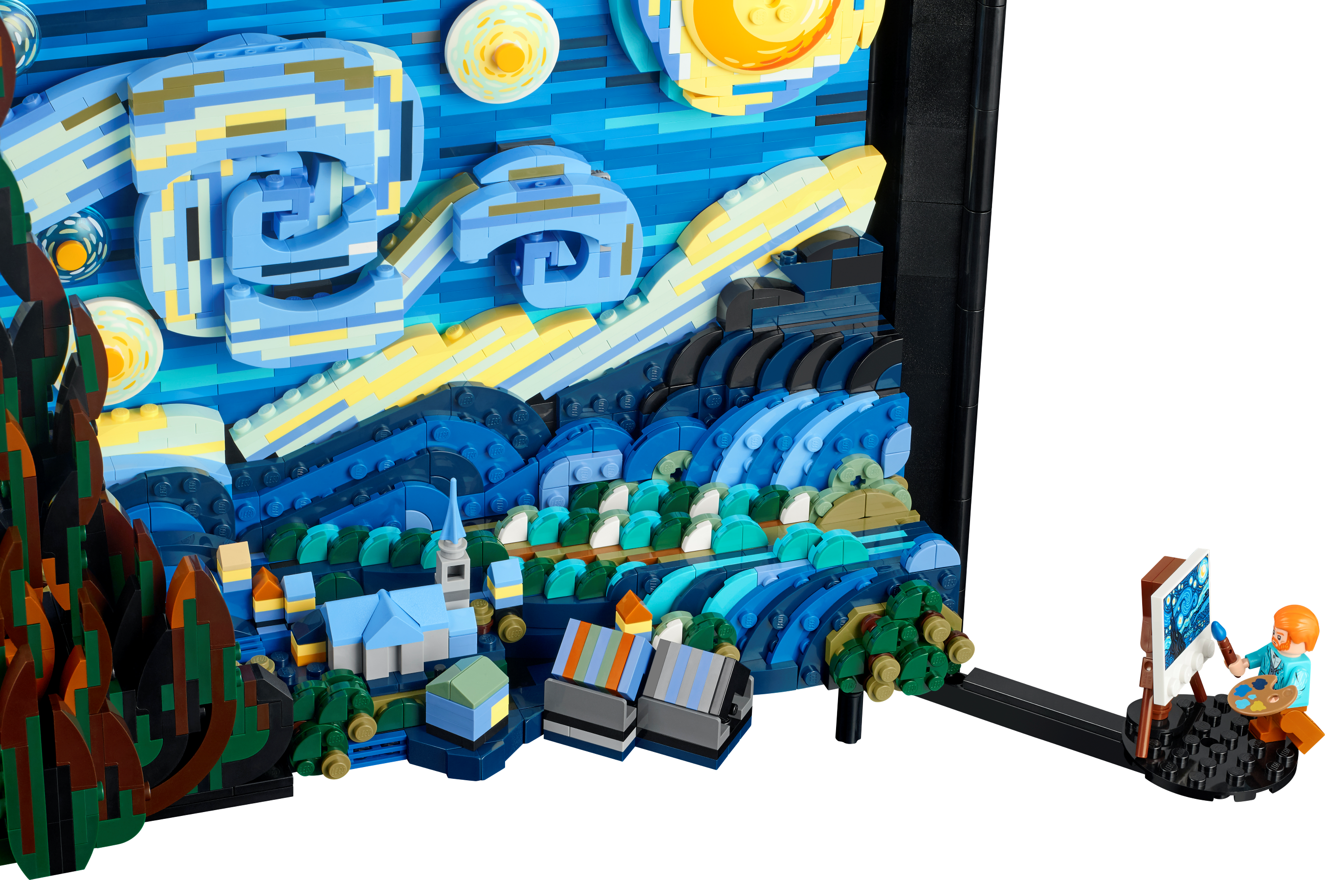 Teca L76  Per Set Lego 21333 Vincent Van Gogh - Notte Stellata – Showcase  Lab 🇮🇹