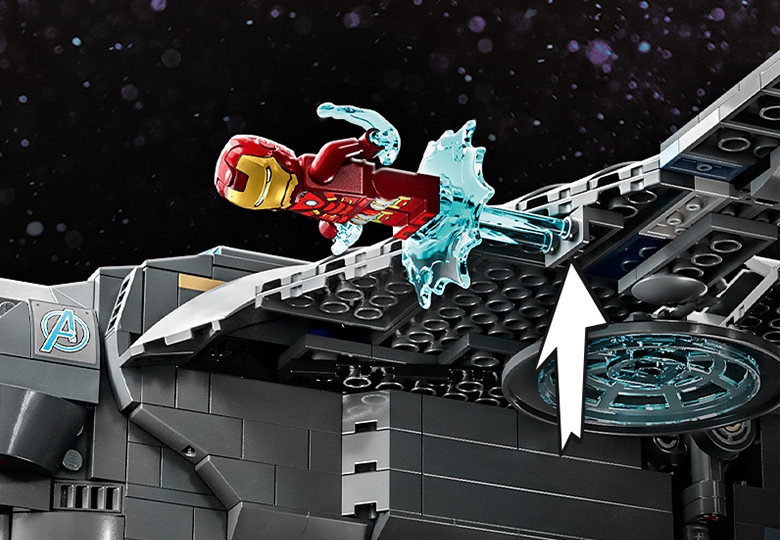 Quinjet lego discount