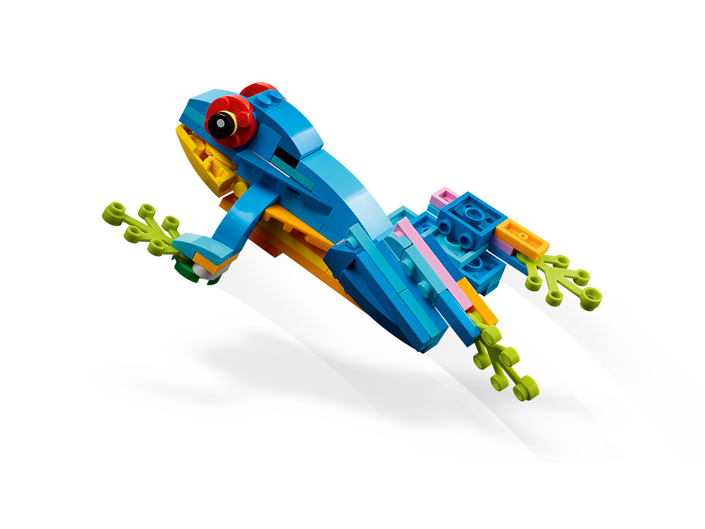 LEGO Creator 3 in 1 Exotic Parrot to Frog to Fish Animal Figures Building  Toy, Creative Toys for Kids ages 7 and Up, 31136 