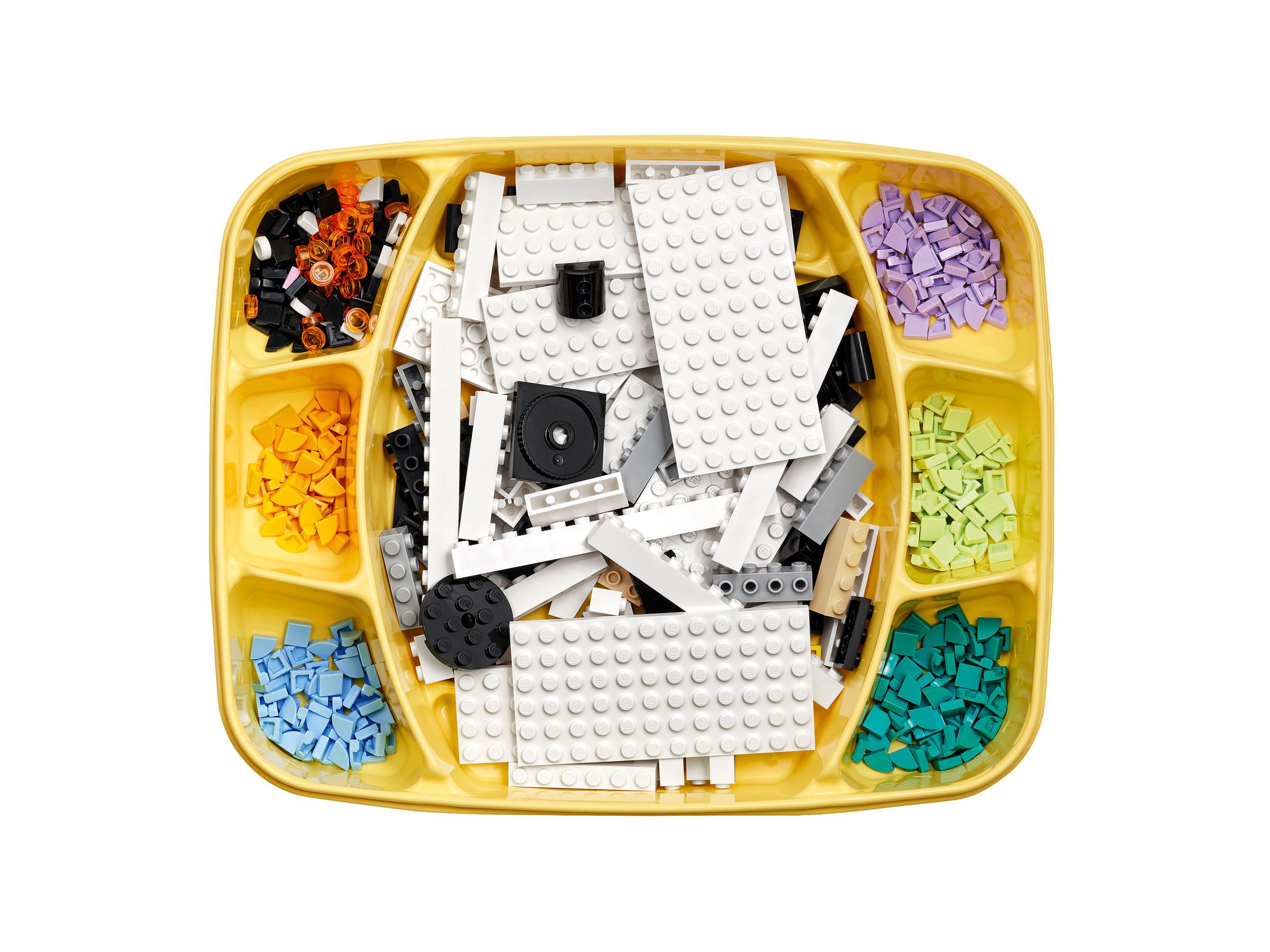 LEGO DOTS Cute Panda Tray 41959 Toy Crafts Set, DIY Jewelry Box, Desk Tidy  or Storage Trays, Personalisable Animal Gift Idea for Kids Age 6 Plus 