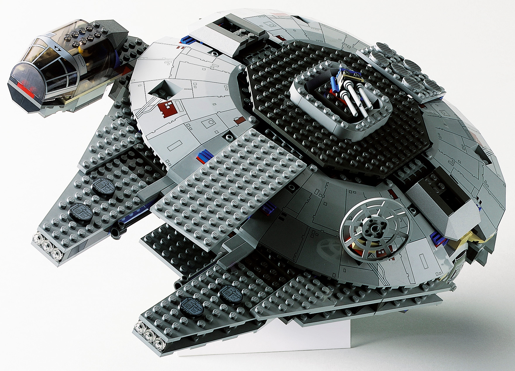 big millennium falcon lego set