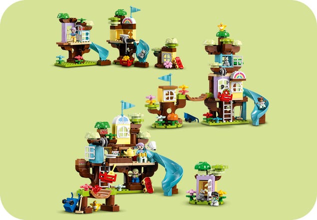 LEGO® DUPLO® Town 3-in-1 Tree House 126 Piece Building Set (10993)