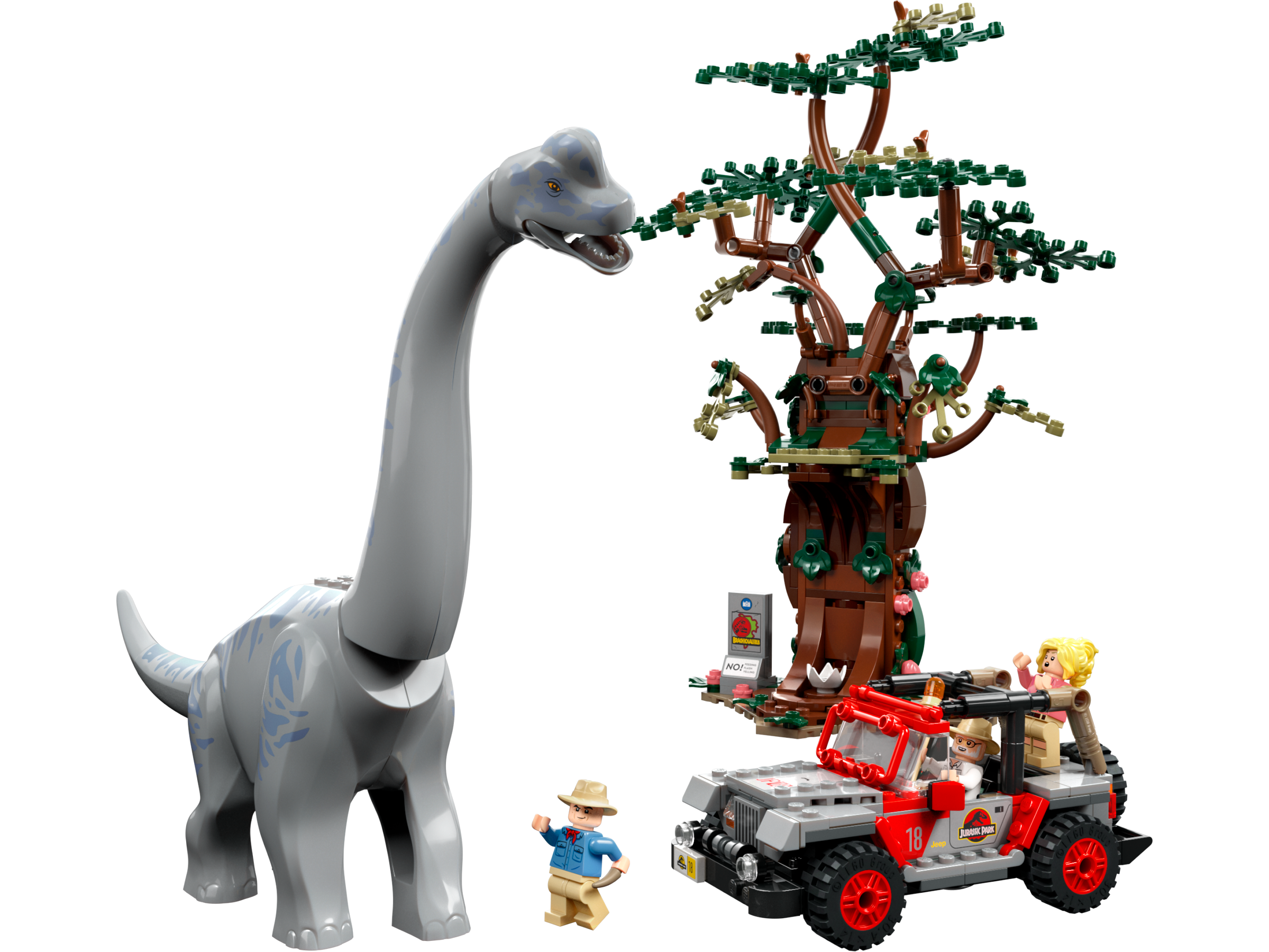 レゴ　76960　ブラキオサウルスの森　エリー　サトラー　ジープ　ラングラー