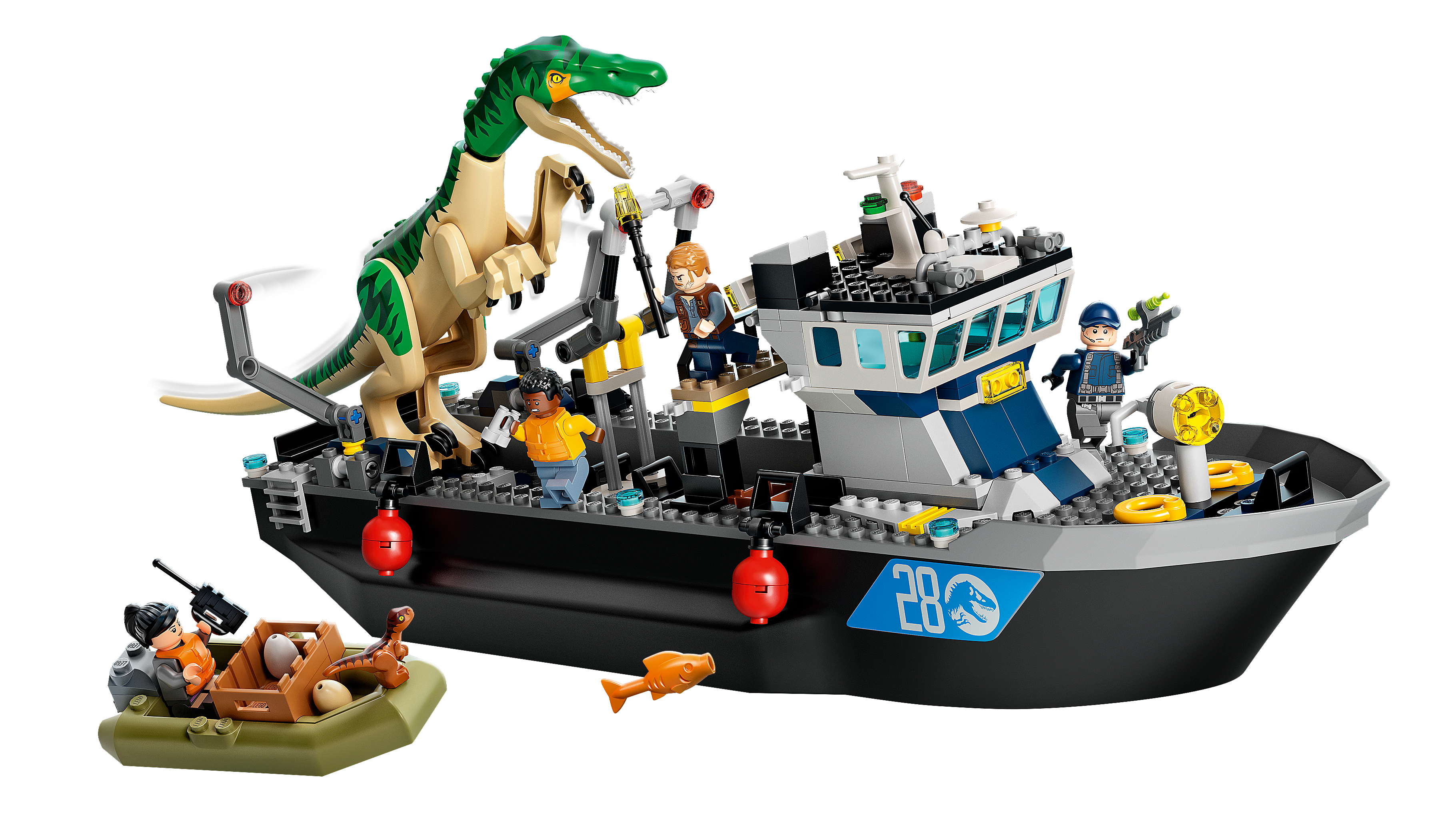 LEGO® Jurassic World™ 76942 L'évasion en bateau du Baryonyx - Lego - Achat  & prix