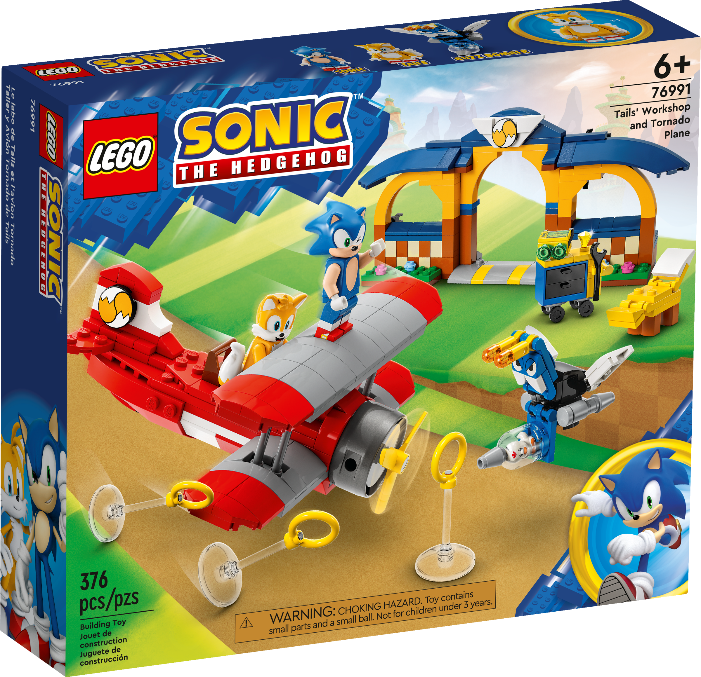 テイルスのラボとトルネード号 76991 | LEGO® Sonic the Hedgehog