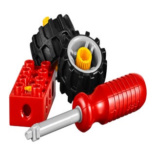 Ingegnere con i Lego - Scaffale basso