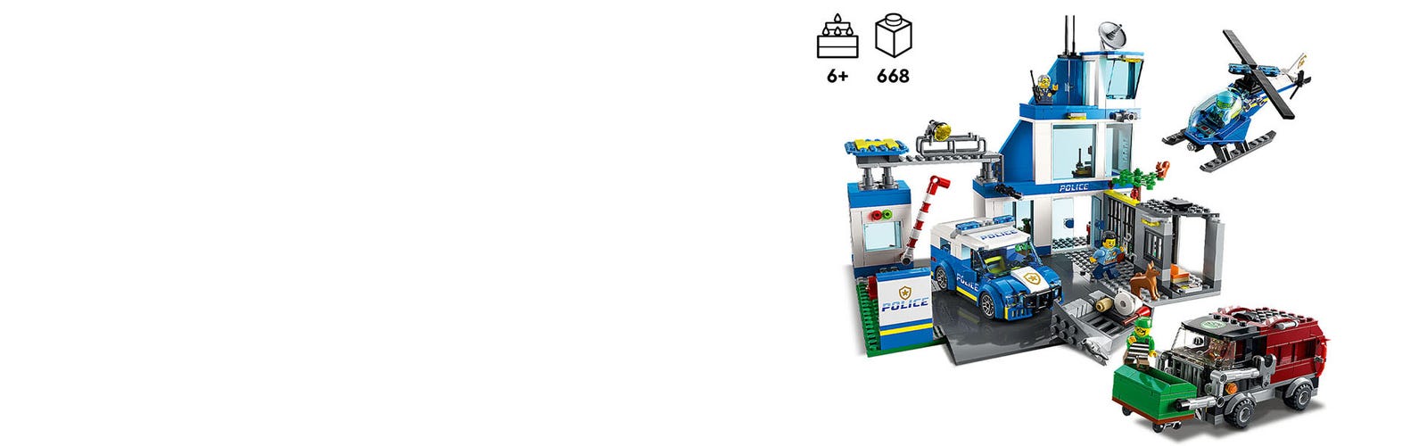 LEGO 60316 Police Station - LEGO City - BricksDirect Condition New.