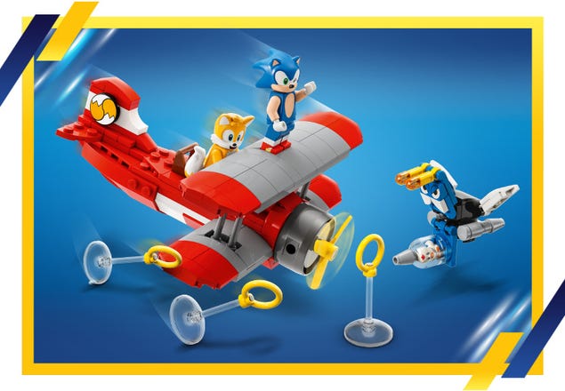 LEGO 76991 Oficina de Tails e revisão do Tornado Plane