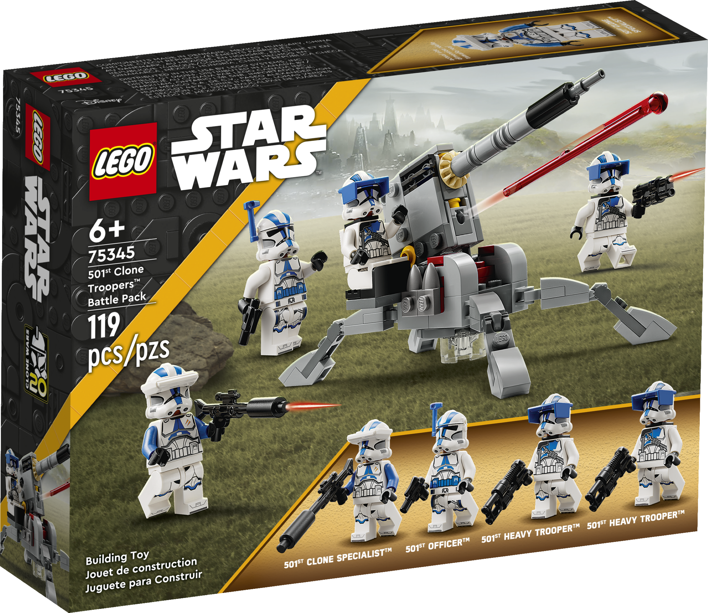 501st Clone Troopers™ Battle Pack 75345 Star Wars™ | online the Official LEGO® Shop US