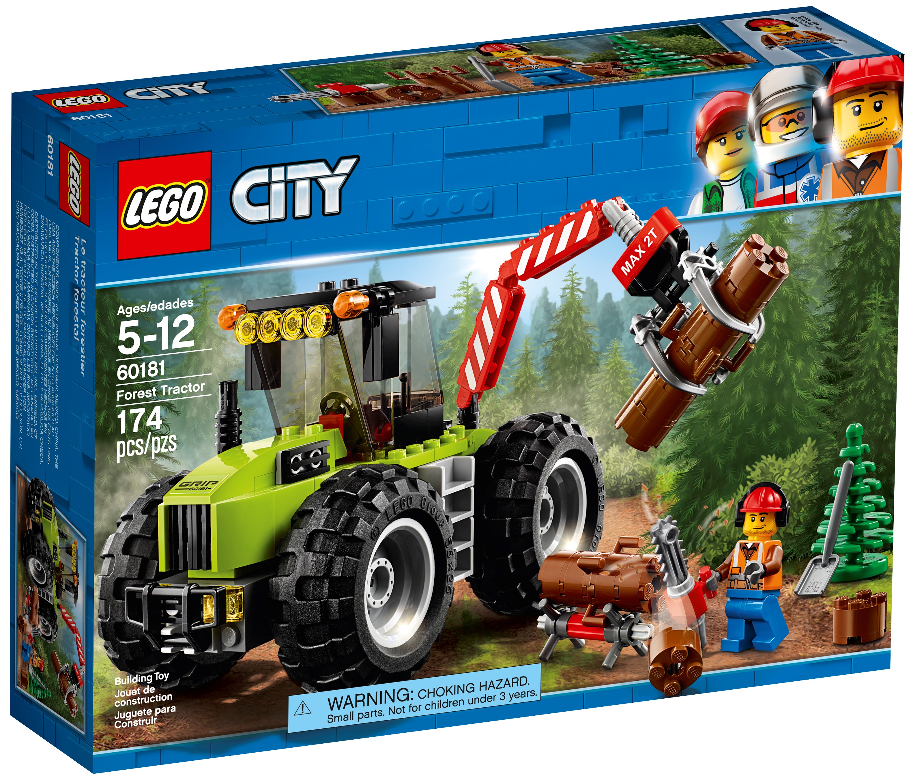 lening Pebish Aanval Forest Tractor 60181 | City | Buy online at the Official LEGO® Shop US