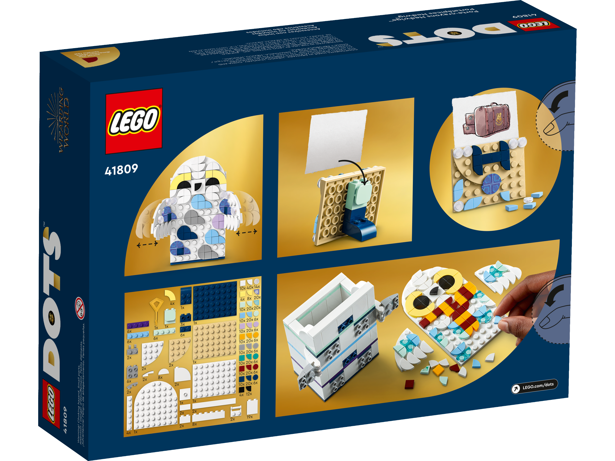 LEGO DOTS Harry Potter Hedwig 41809 Kit de loisirs créatifs pour enfants à  partir de 6