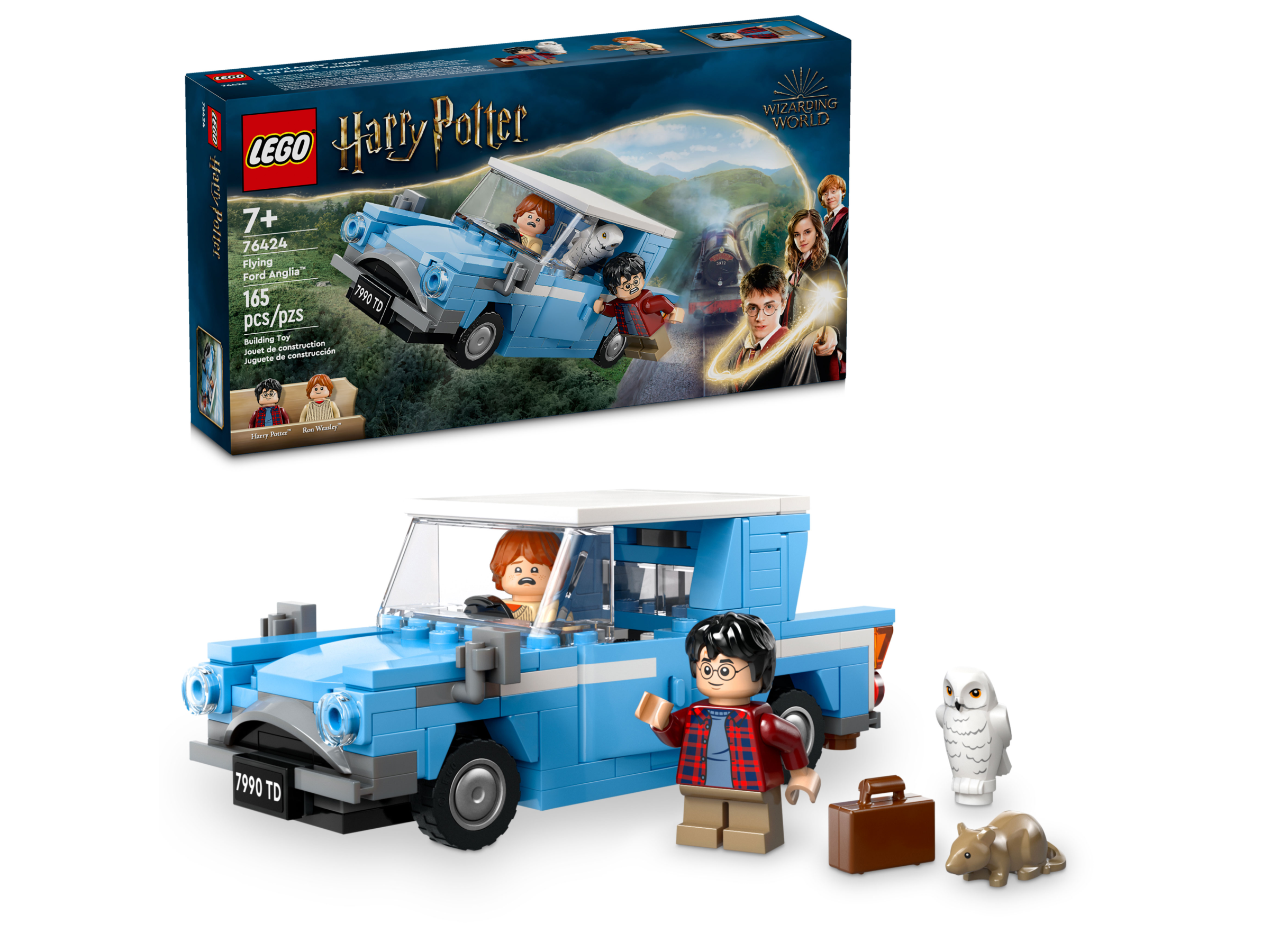 Set figurine Harry Potter + voiture Ford Anglia Harry Potter - Jus