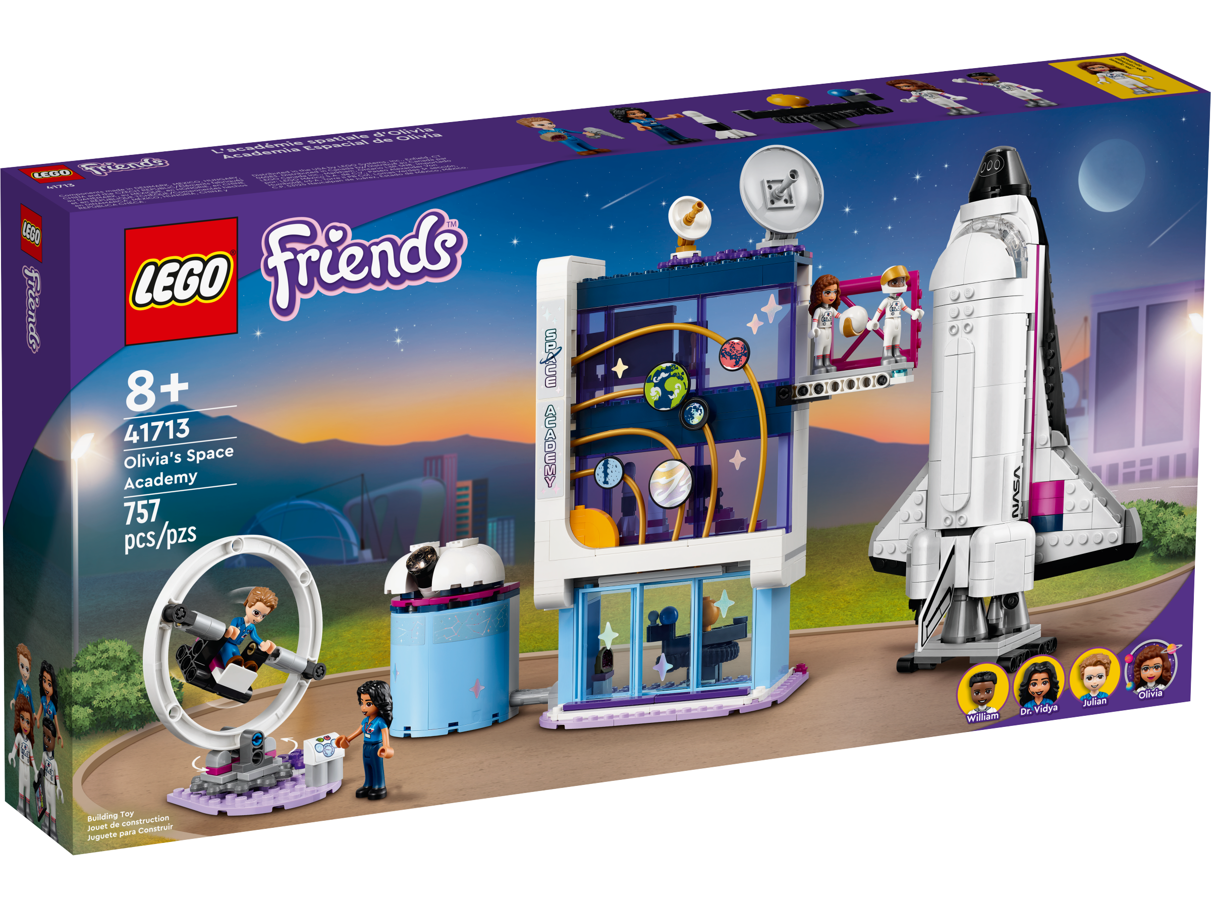 Olivia\'s Space Academy 41713 | Friends | Buy online at the Official LEGO®  Shop US
