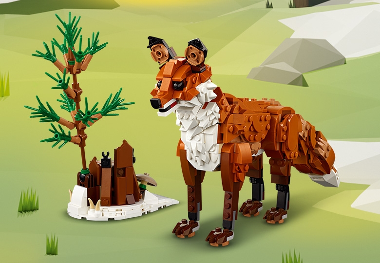 Lego best sale forest animals