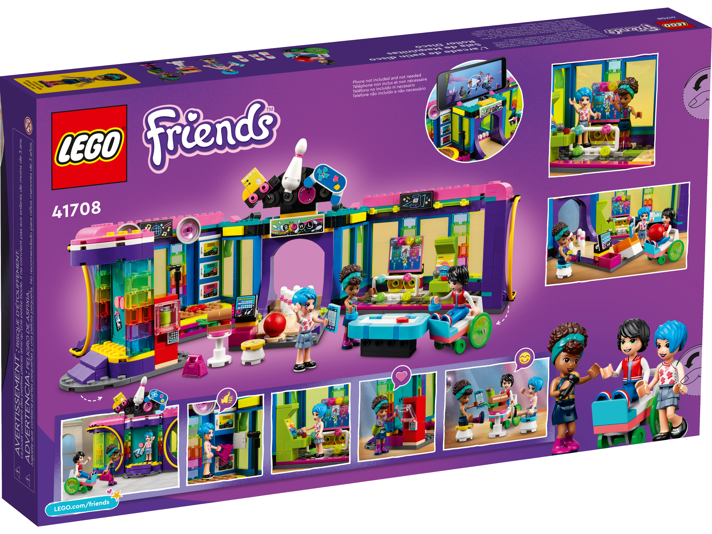 at Roller Shop Disco | US Official the Friends online Arcade | Buy LEGO® 41708