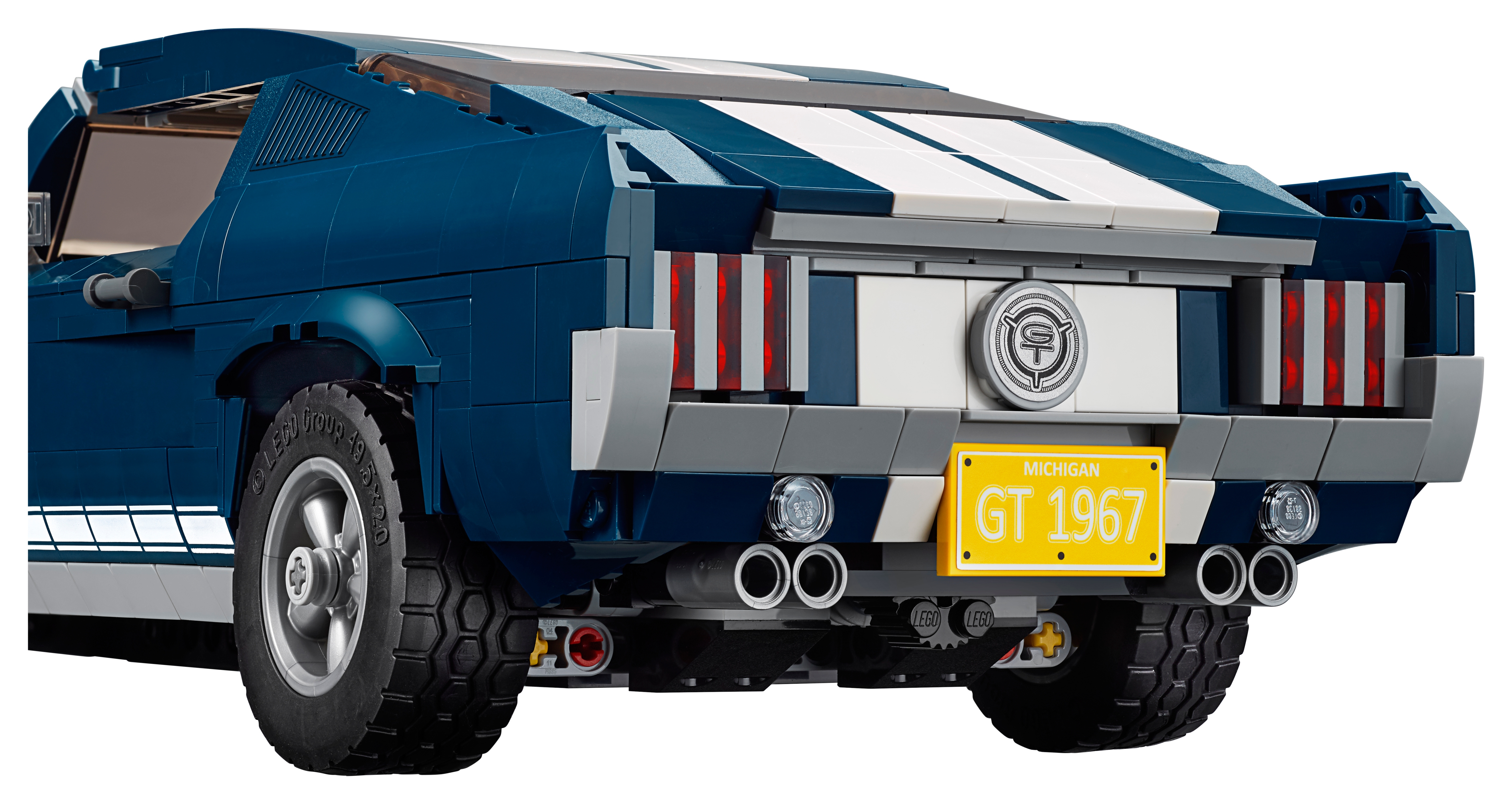 LEGO MOC Ford Mustang 'Bullitt' Fastback - Movie Car - (FREE) (Reskin of  Creator Set #10265) (Dark Green) by Brick.Mocman