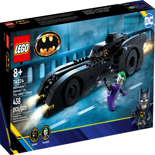 LEGO DC 76224 La Batmobile : Poursuite entre Batman et le Joker, Jouet de  Voiture Batmobile, avec Figurines - ADMI