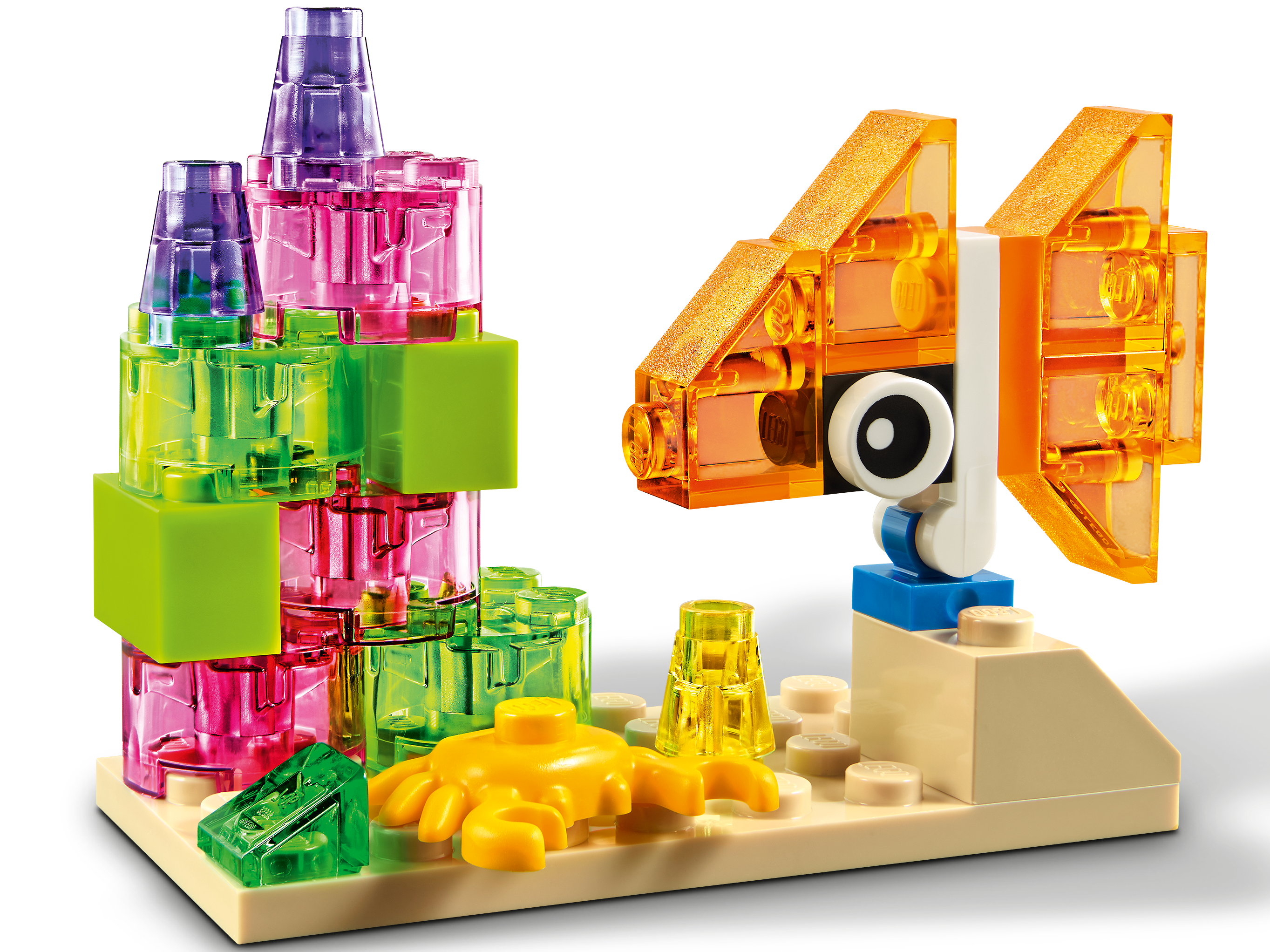 Lego®classic 11013 - briques transparentes creatives, jeux de  constructions & maquettes