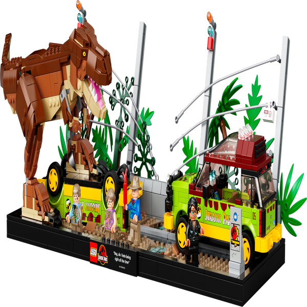 LEGO Jurassic Park Triceratops Research, juguete del mundo jurásico,  divertida idea de regalo de cumpleaños para niños de 8 años en adelante,  con un