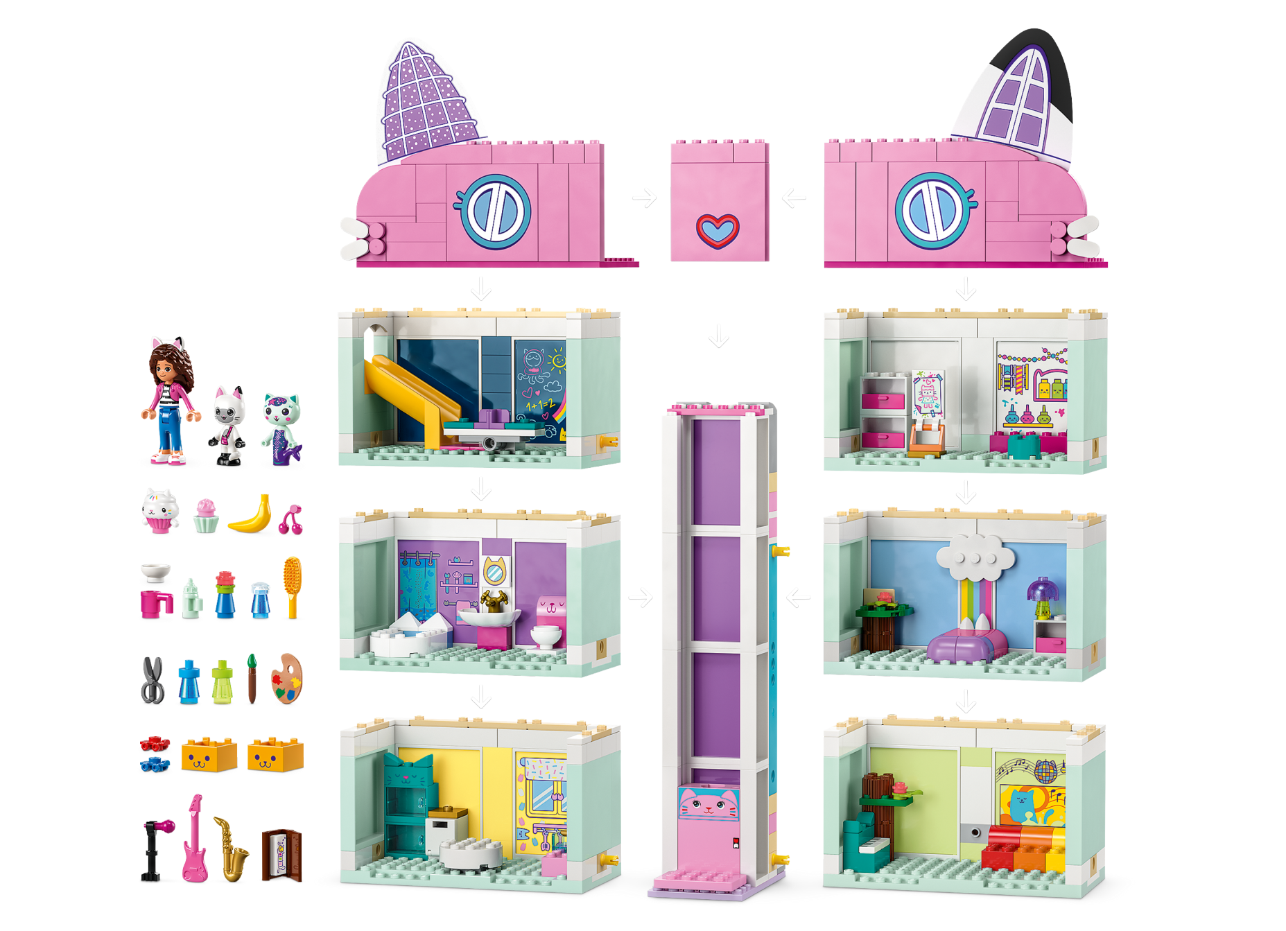 Gabby's Dollhouse 10788 | LEGO® Gabby's Dollhouse | Buy online at