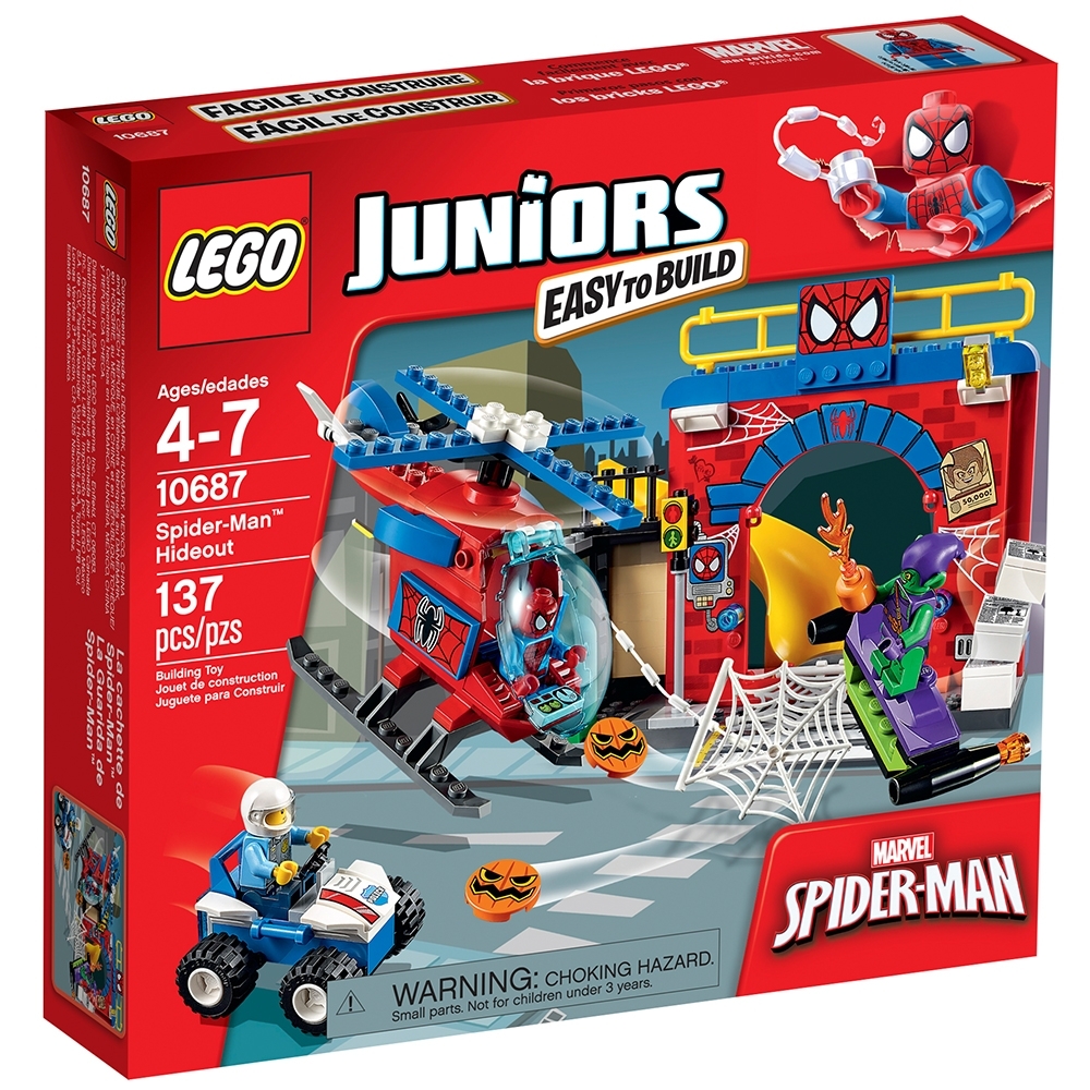 Spider-Man™ Hideout 10687 | Juniors | Buy online at the Official LEGO® Shop  US