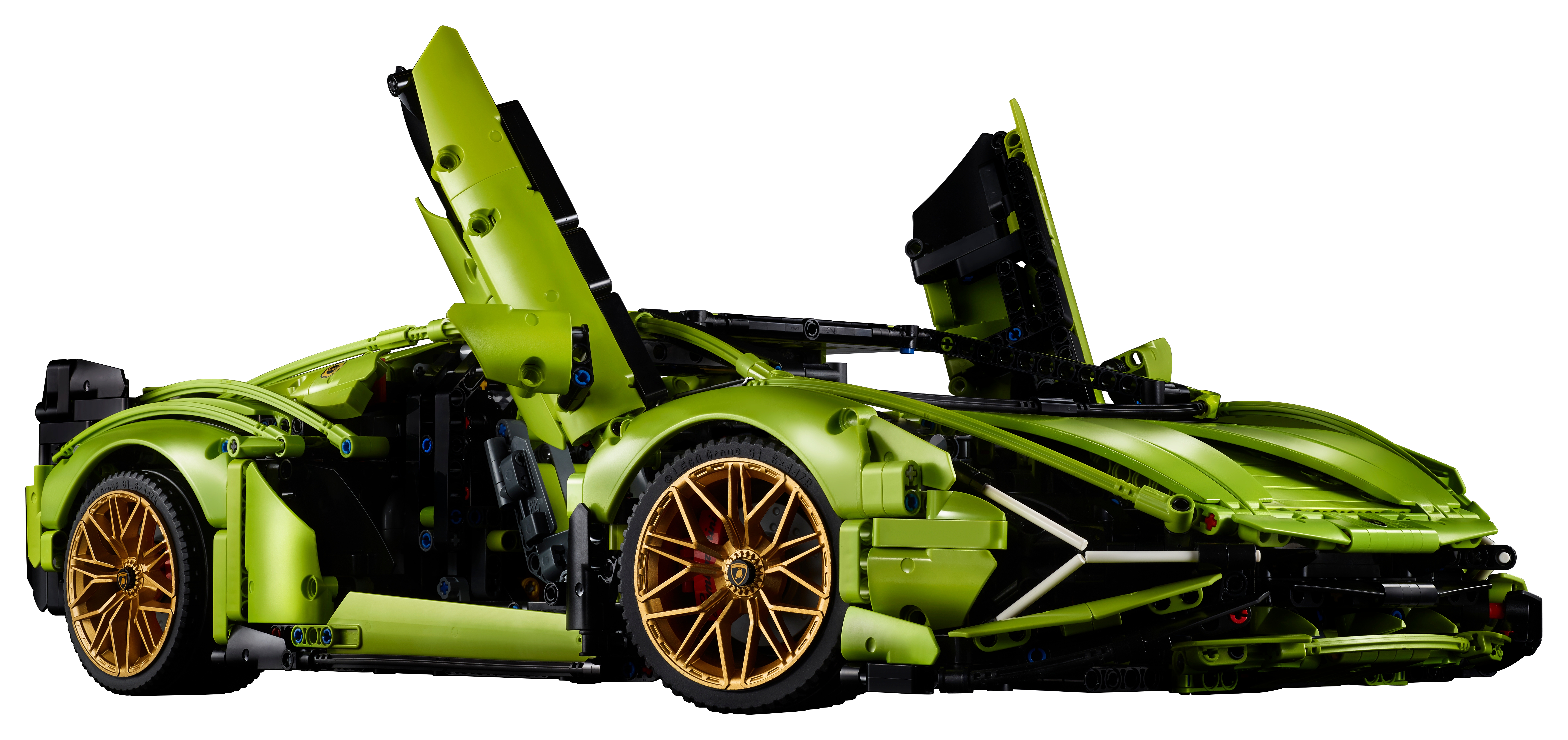 Automobili Lamborghini builds dream cars, also with LEGO® Technic™ −  Life−size Lamborghini Sián FKP 37 created from over 400,000 LEGO® elements