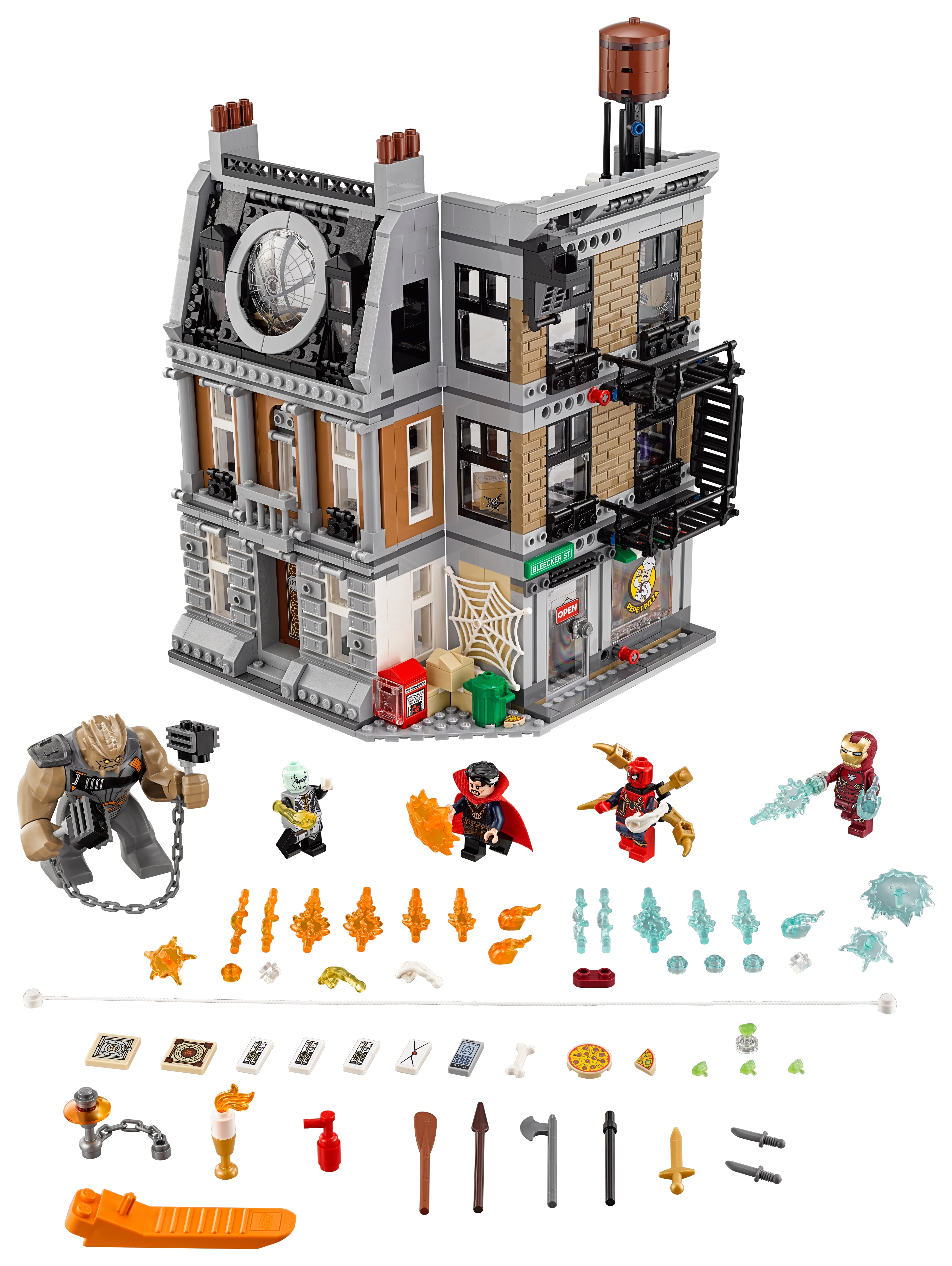 lego avengers infinity war spiderman set