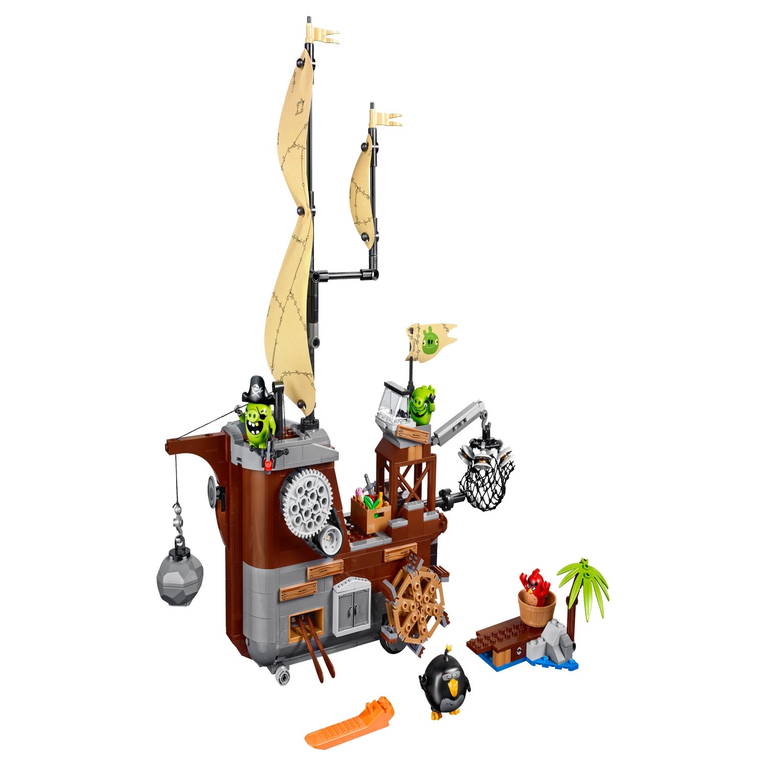 Piggy Pirate Ship 75825 Angry Birds Buy Online At The Official Lego Shop Us - roblox piggy lego set