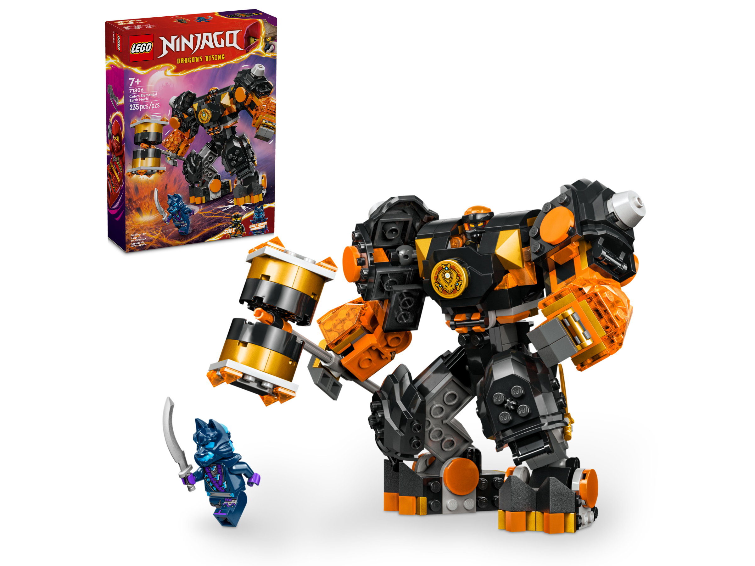 Cole\'s Elemental Earth Mech 71806 | NINJAGO® | Buy online at the Official  LEGO® Shop US