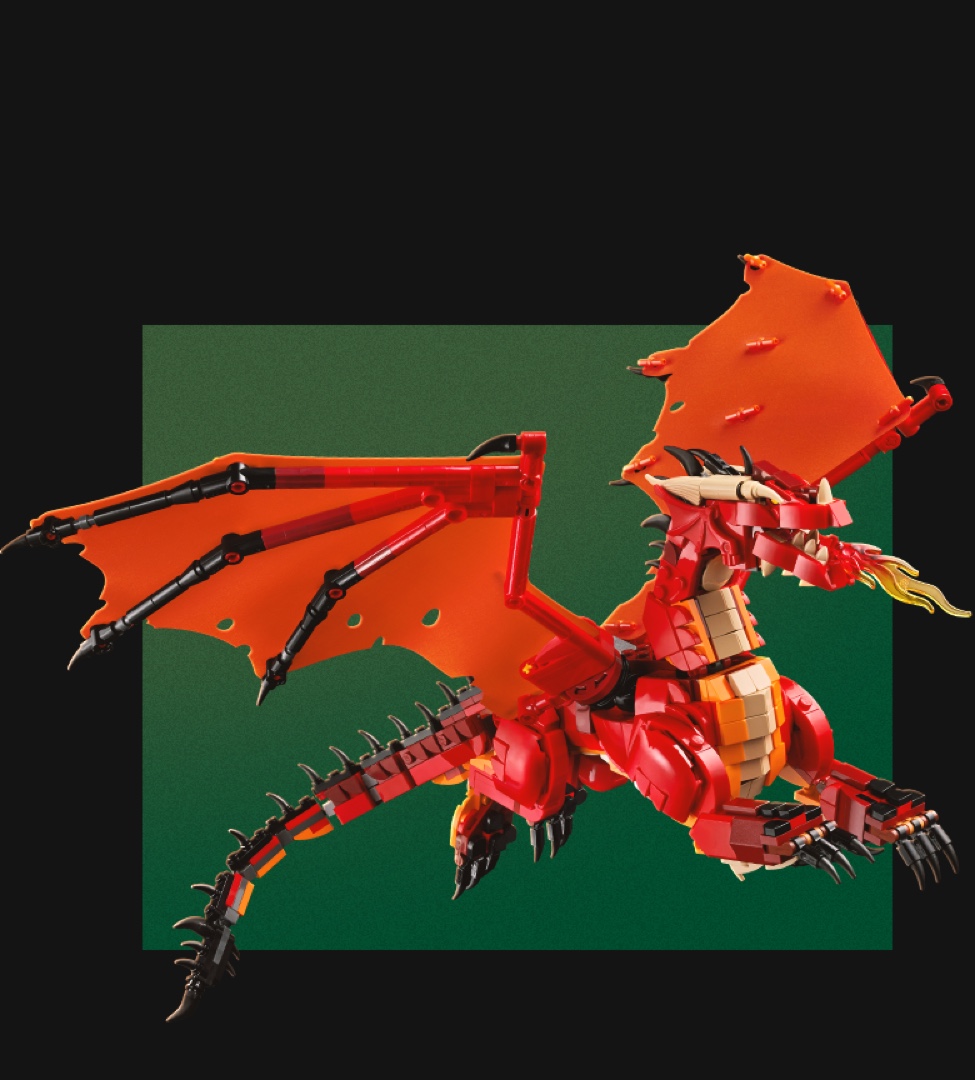 ダンジョンズ＆ドラゴンズ：レッド・ドラゴンの伝説 21348 | アイデア |レゴ®ストア公式オンラインショップJPで購入