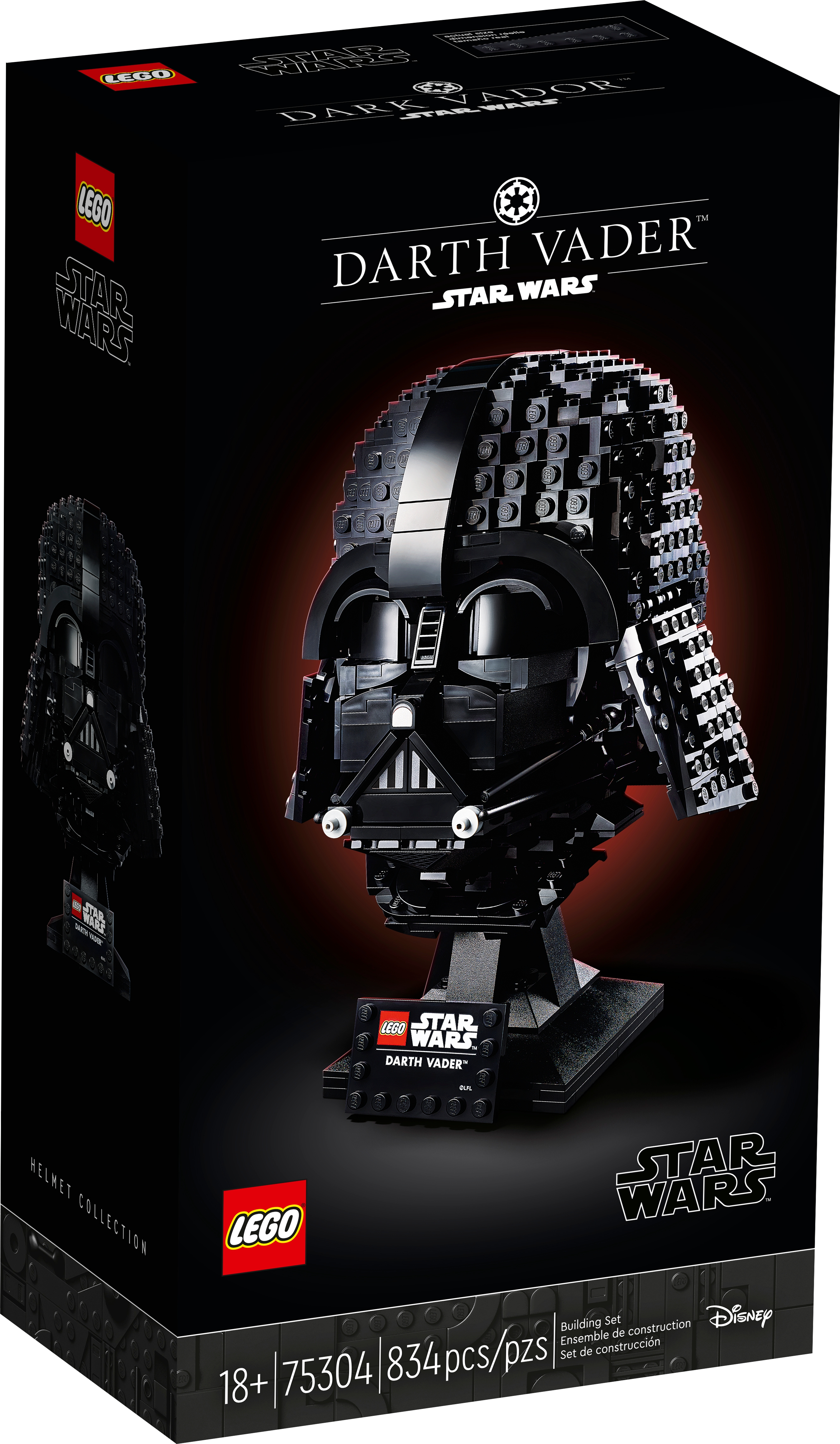 LEGO Le casque de Dark Vador™ 75304. Maintenant 60,74 €, 24% de