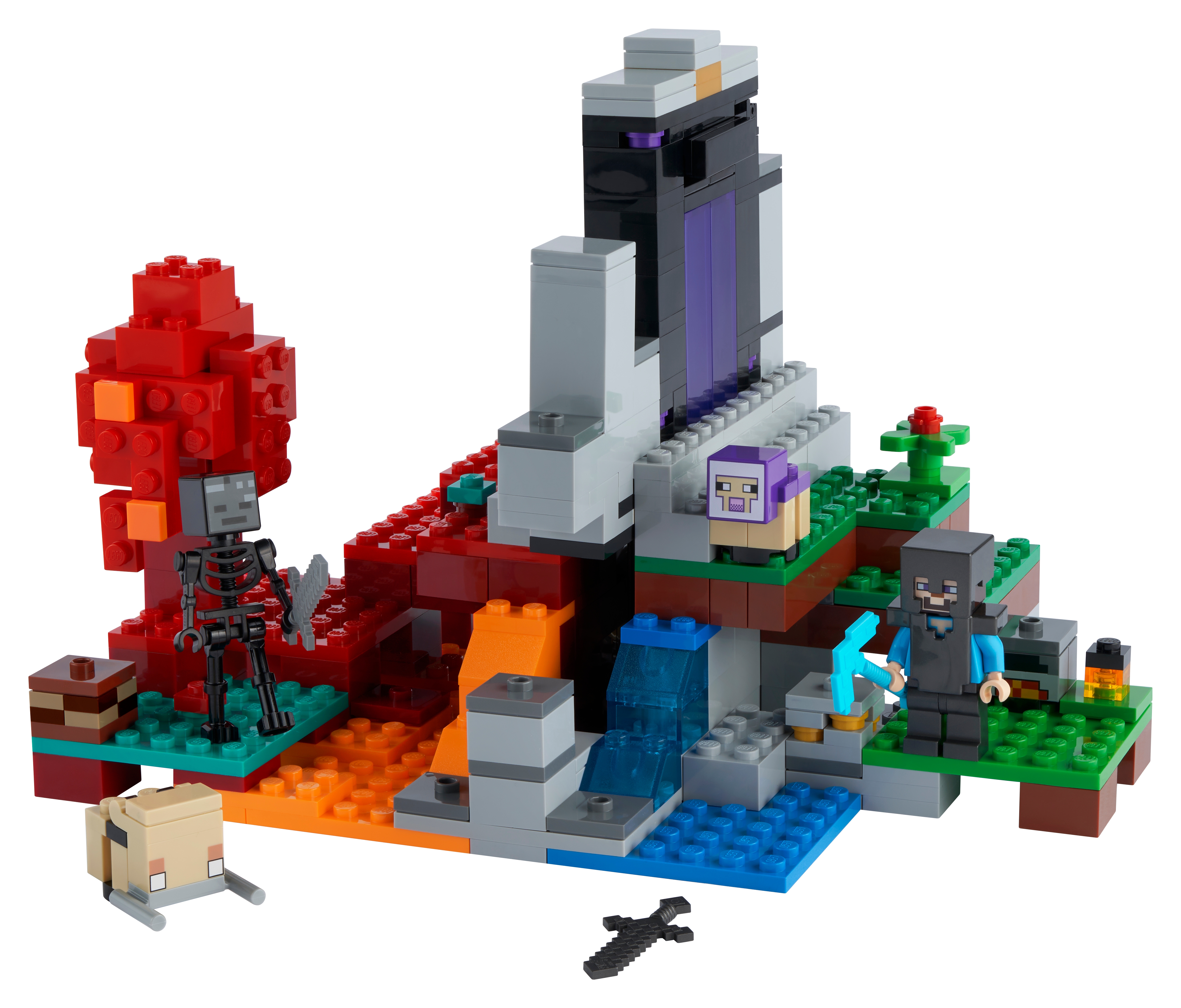 The Ruined Portal Minecraft Buy Online At The Official Lego Shop Us