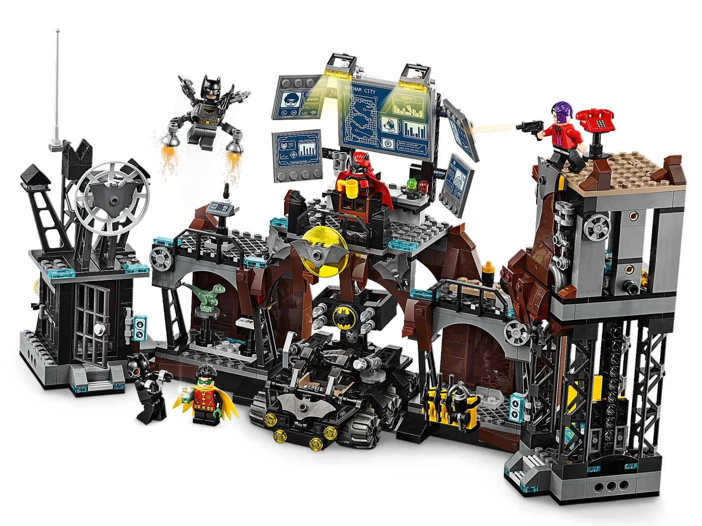 LEGO DC Batman Batcave Clayface Invasion Building Toys (76122) Toys - Zavvi  US