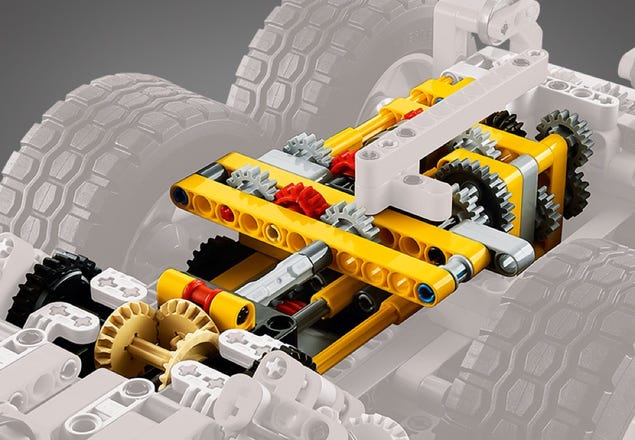 Lego Technic 42114 6x6 Volvo Articulated Hauler Multicolor