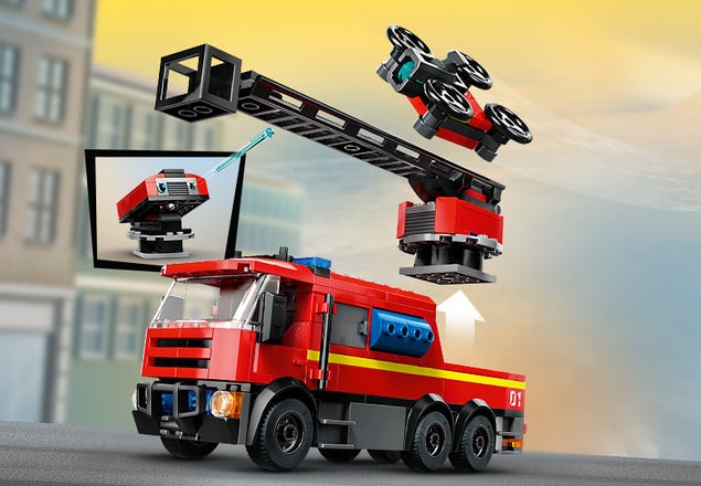 La caserne de pompiers 10903 | DUPLO® | Boutique LEGO® officielle FR