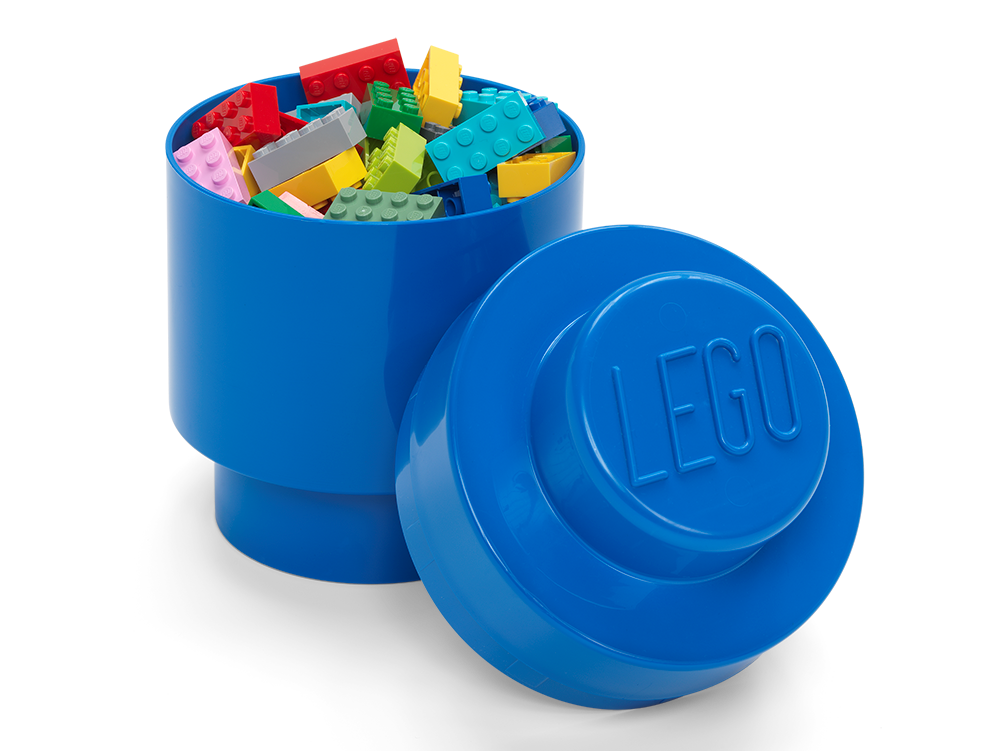 1-Stud Round Storage Brick – Blue 5006998 | Other | Buy online at Official LEGO® Shop