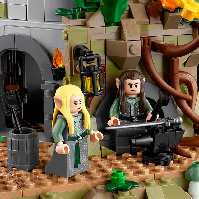 LEGO 10316 Icons THE LORD OF THE RINGS: RIVENDELL, Build and Show